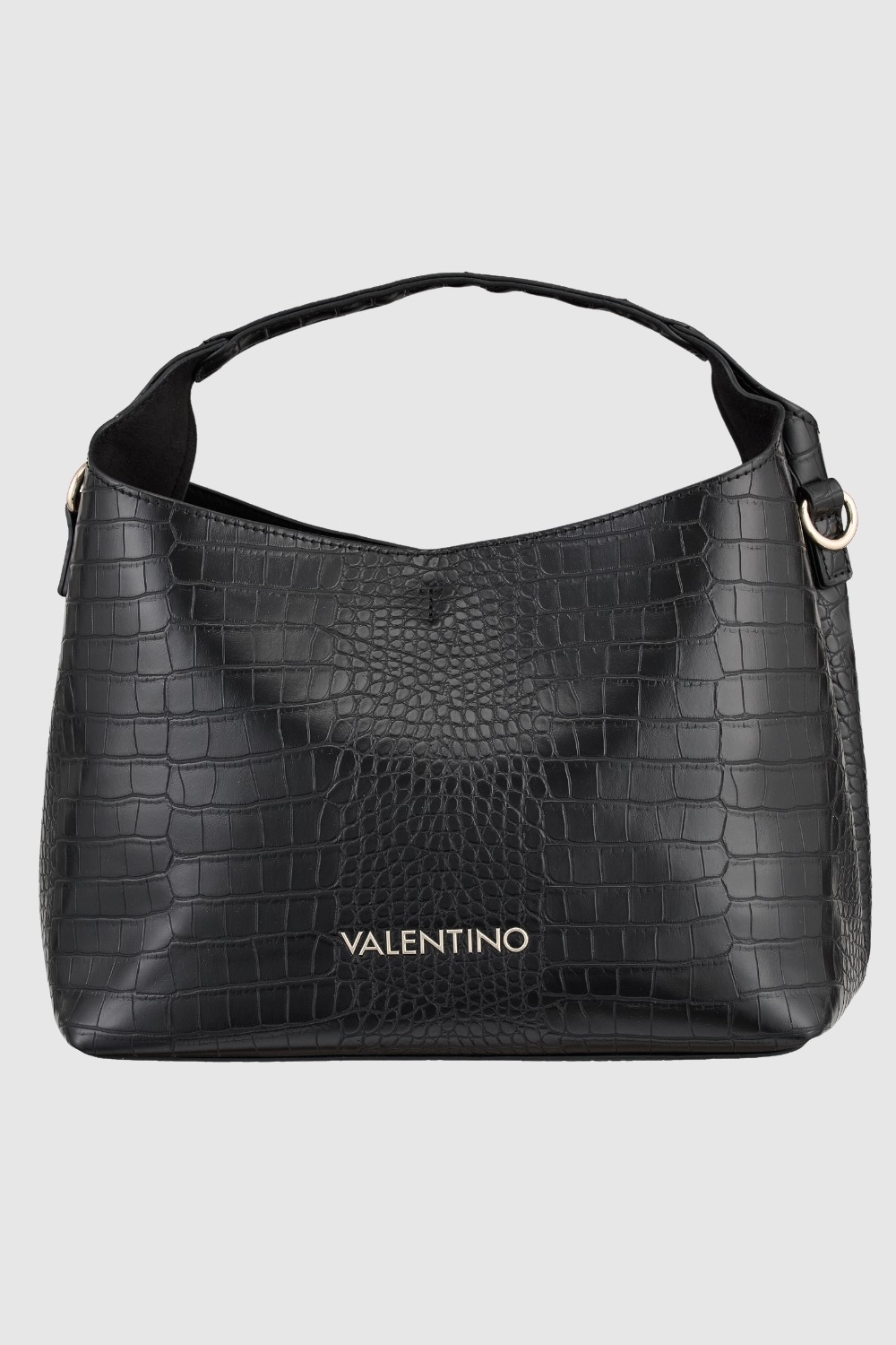 VALENTINO Small Black Wool Handbag