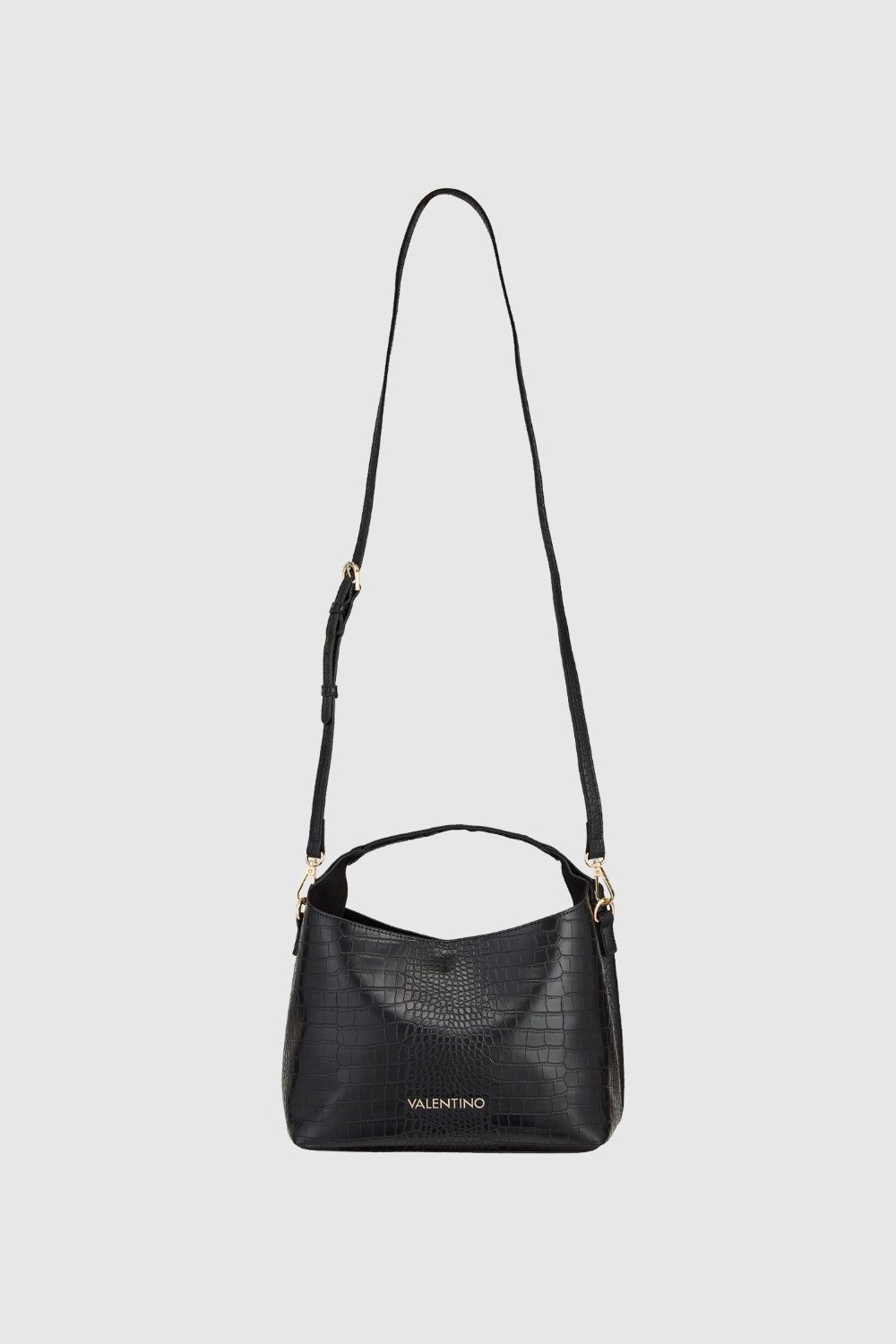 VALENTINO Small Black Wool Handbag