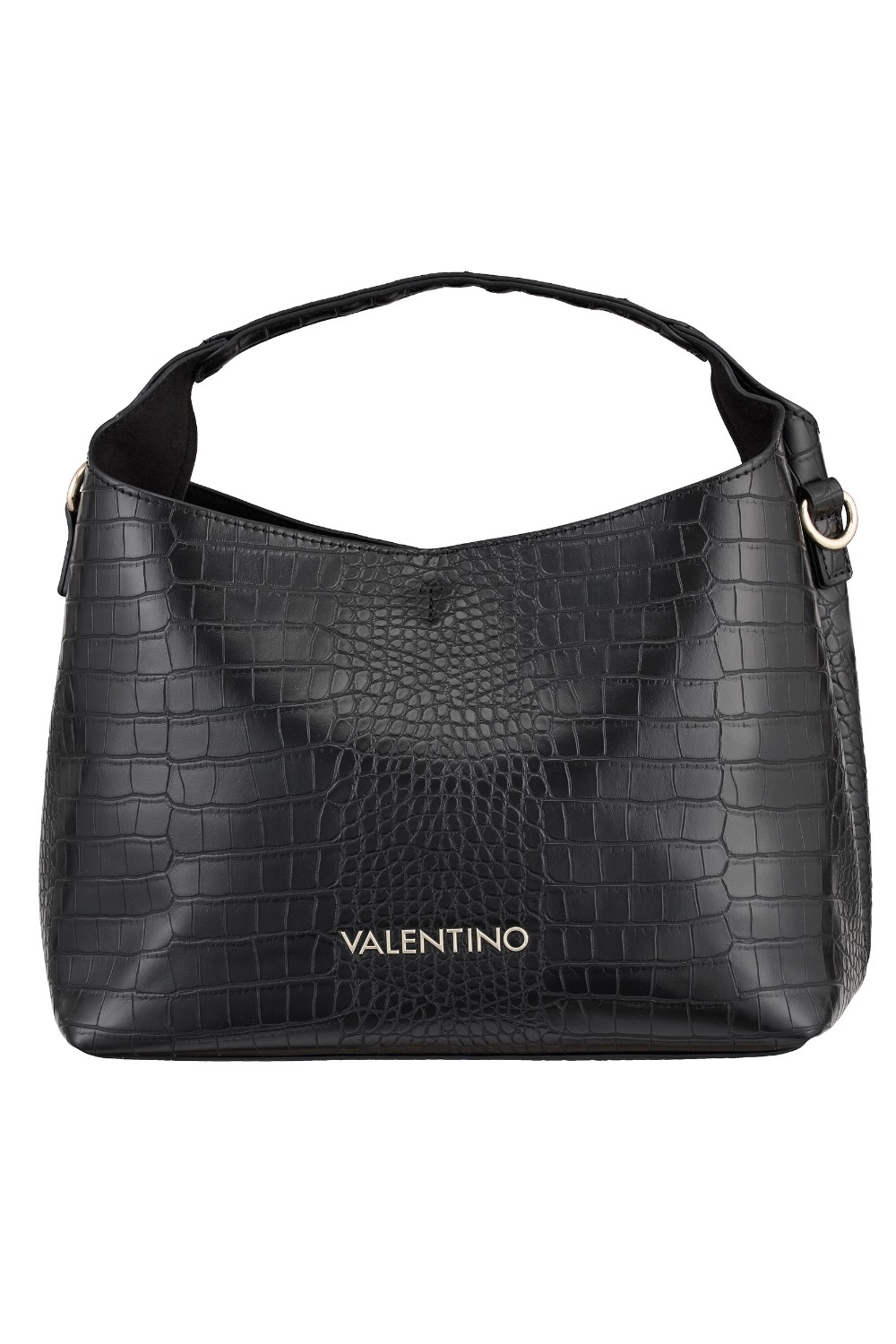 VALENTINO Geantă mică din lână neagră