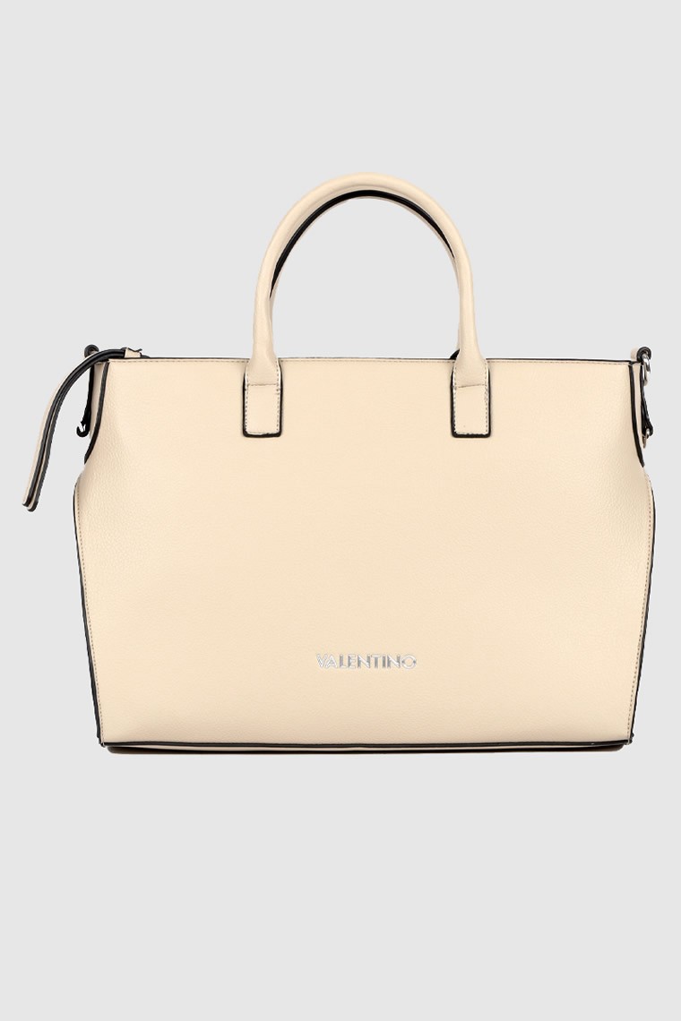 VALENTINO Large beige haggis handbag