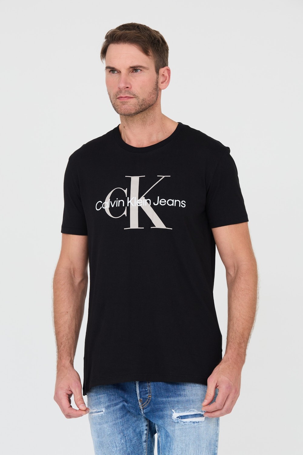 CALVIN KLEIN Czarny t-shirt