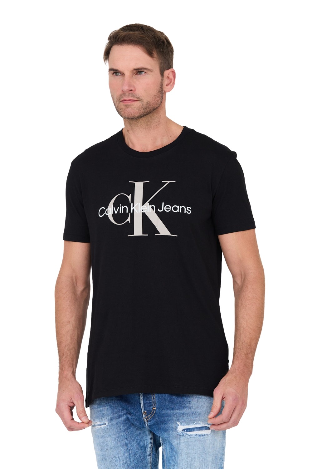 CALVIN KLEIN Czarny t-shirt