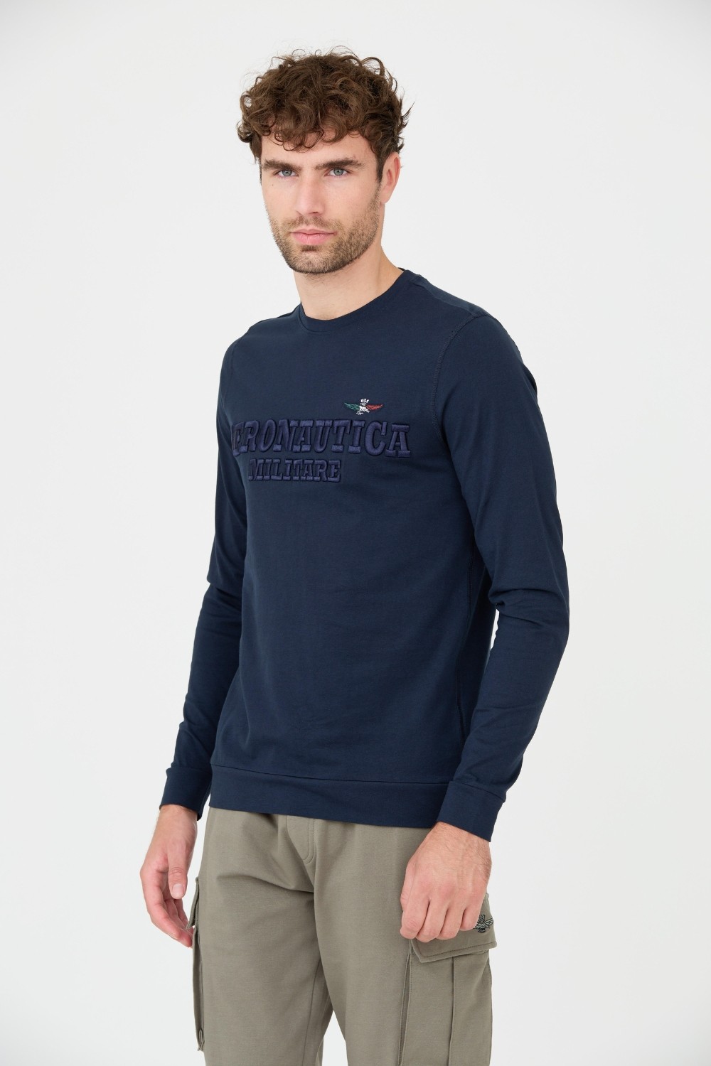 AERONAUTICA MILITARE Navy blue longsleeve