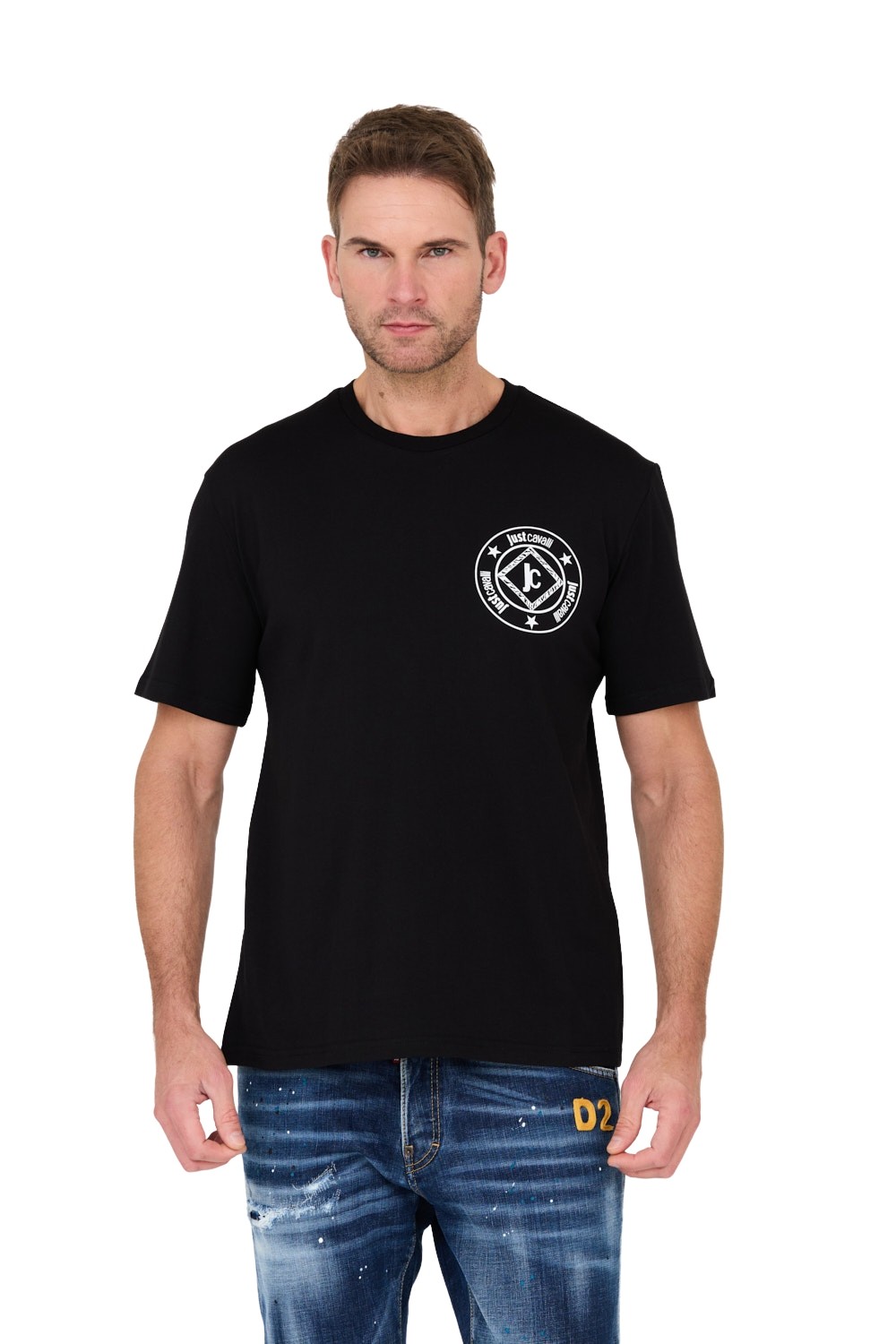 JUST CAVALLI Black Fiche t-shirt