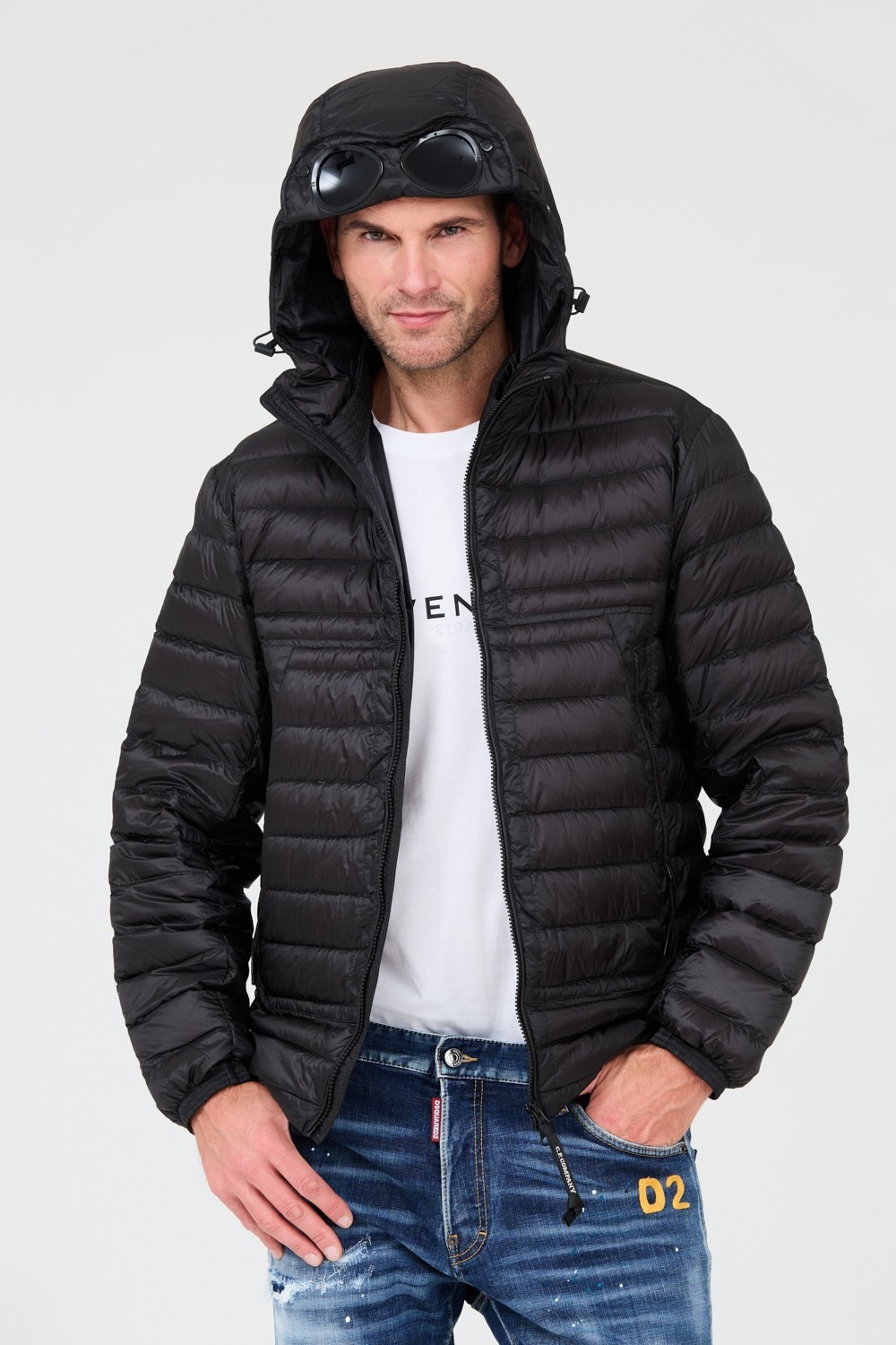 C.P. COMPANY Black Medium Jacket Water Resistant