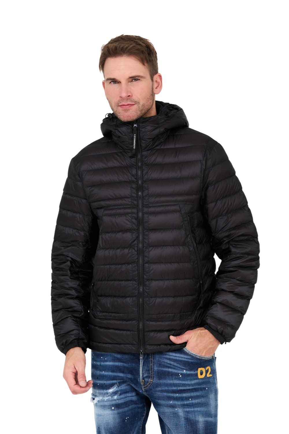 C.P. COMPANY Black Medium Jacket Water Resistant