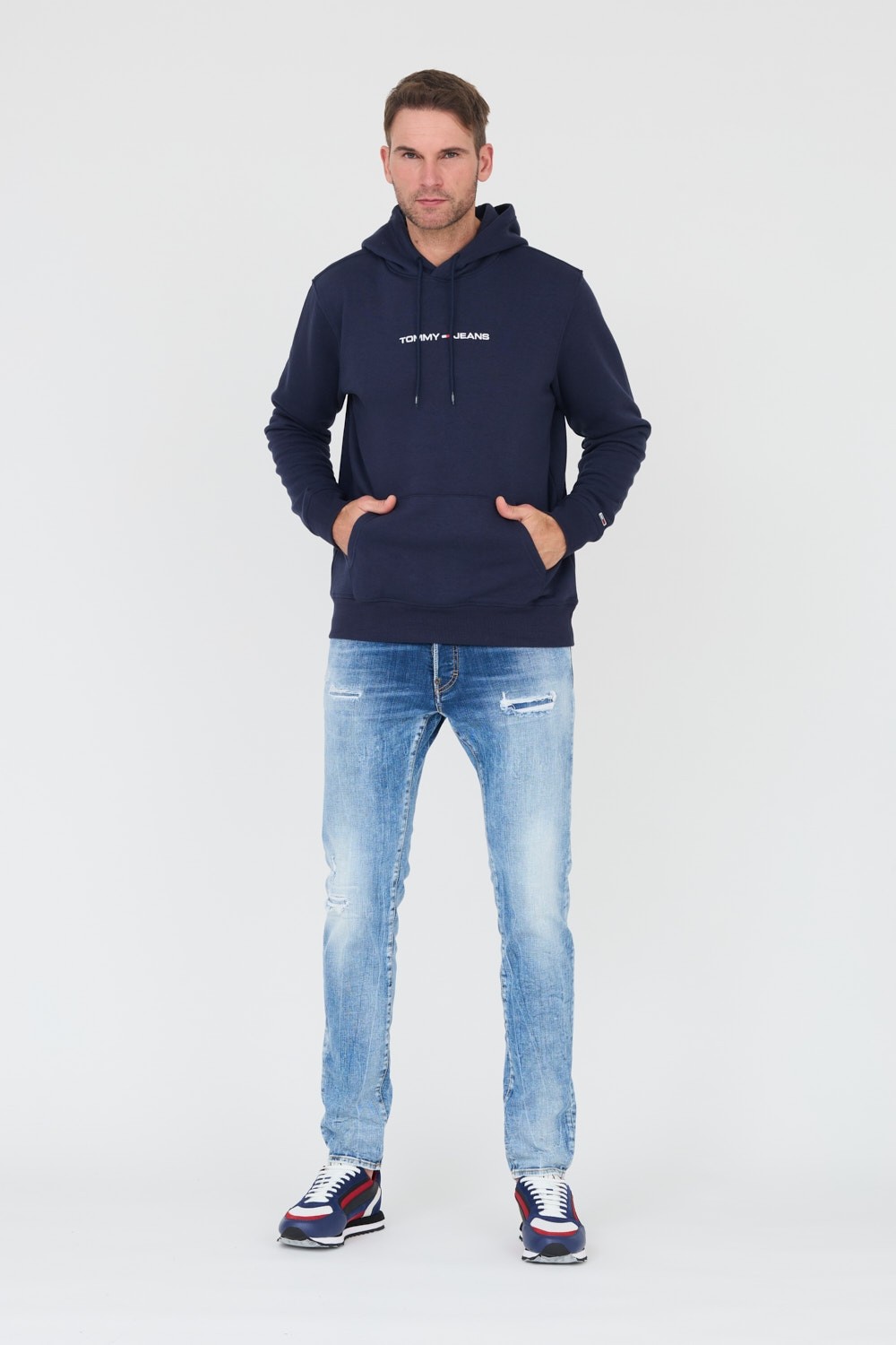 DSQUARED2 Niebieskie męskie jeansy Cool Guy Jean