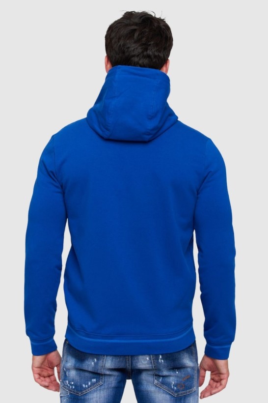 GUESS Blue men's hooded sweatshirt