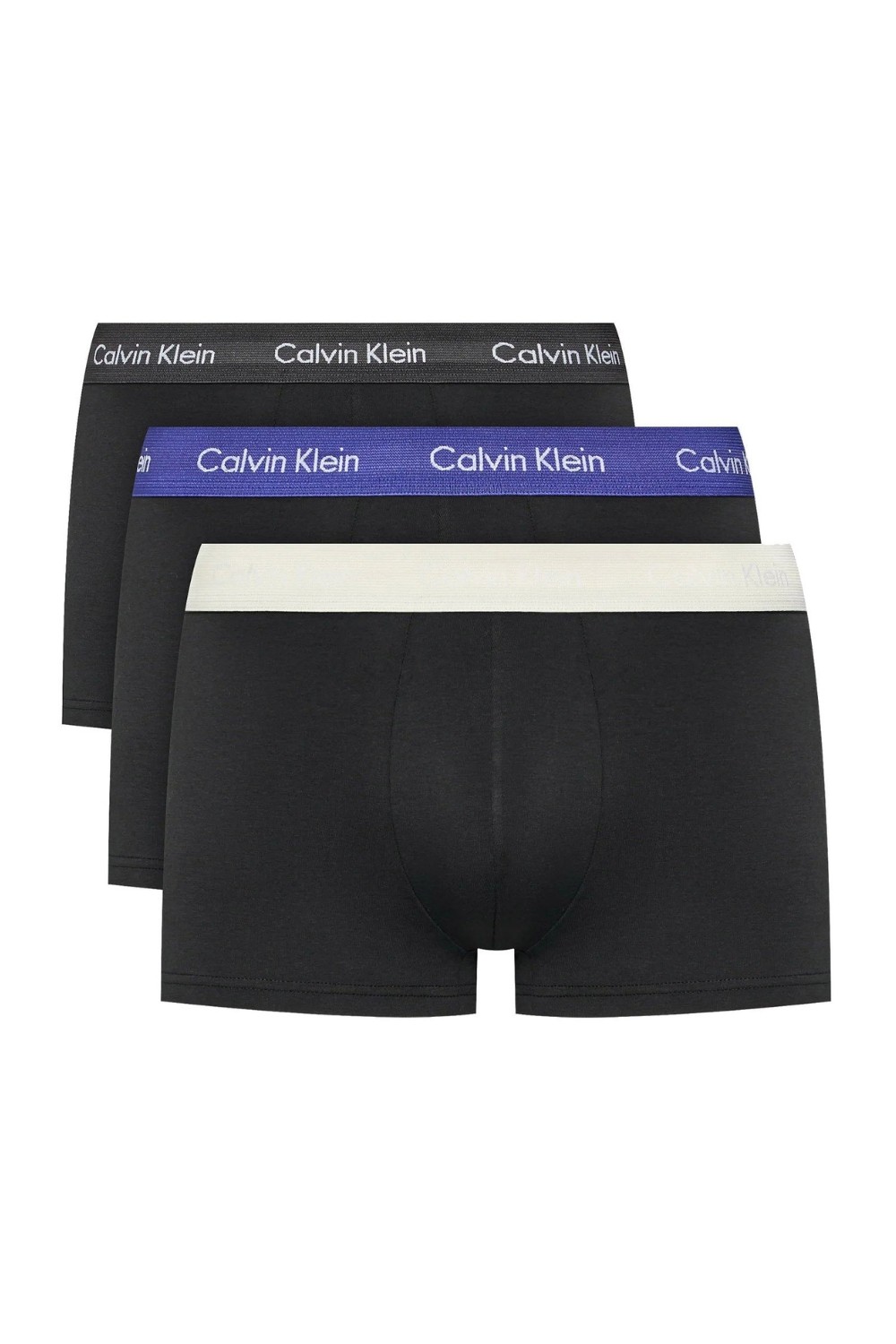 CALVIN KLEIN Zestaw bielizny czarnej Low Rise Trunk 3PACK