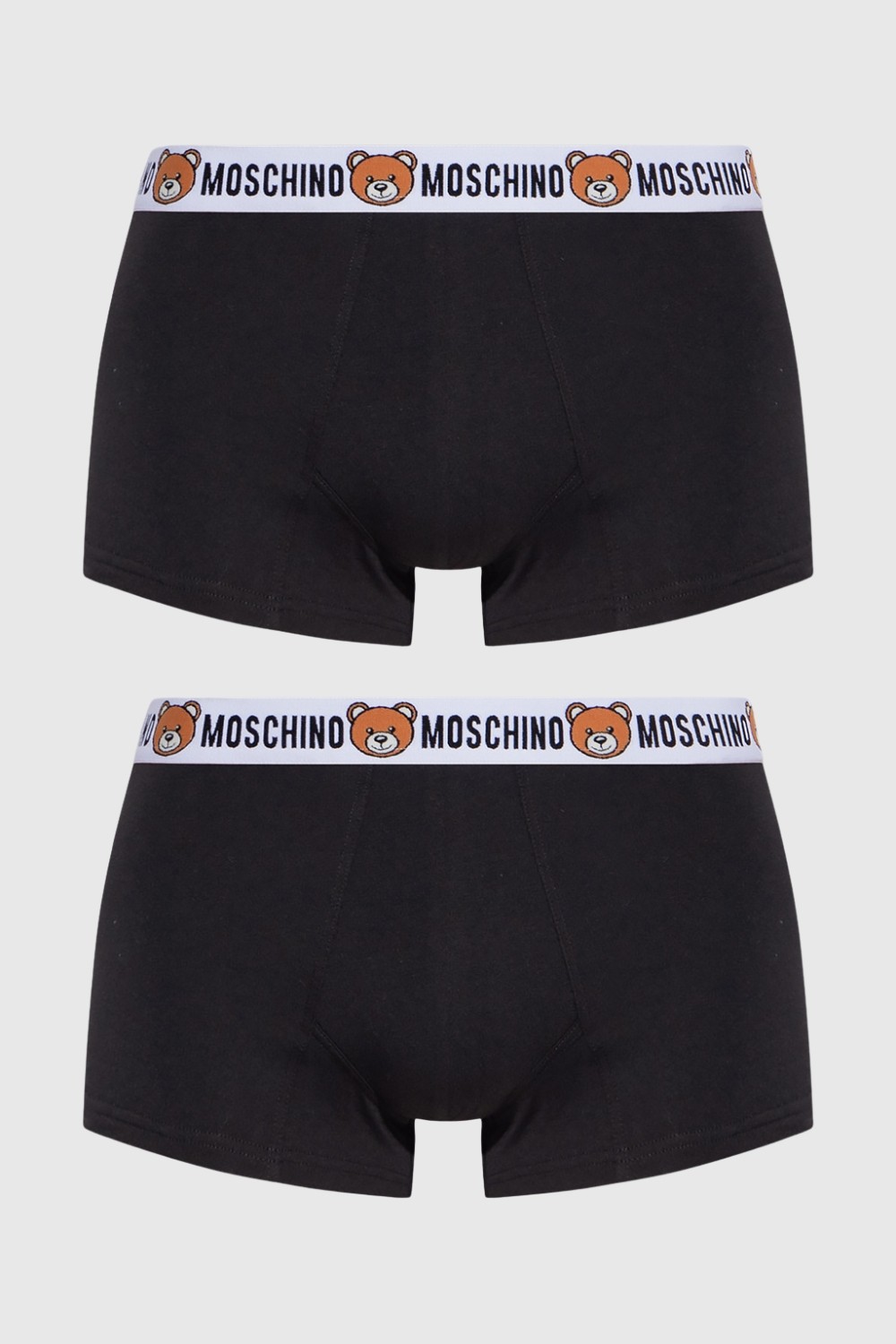 MOSCHINO Чоловічі чорні труси-боксери комплект 2PACK