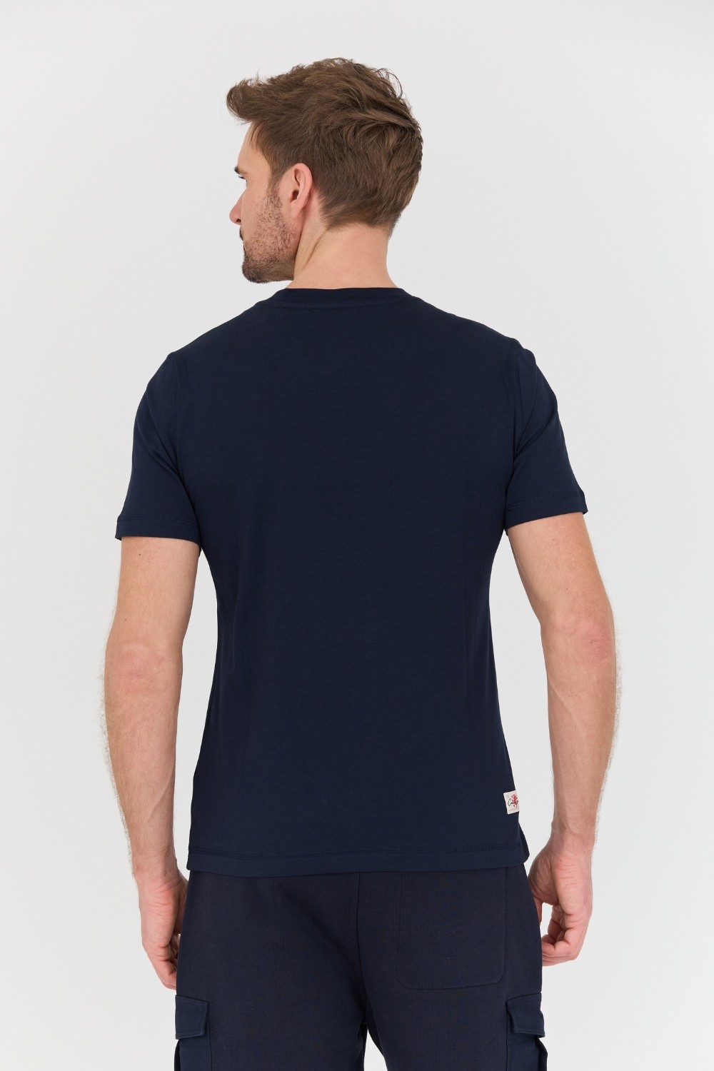 AERONAUTICA MILITARE Navy blue M.C. t-shirt.