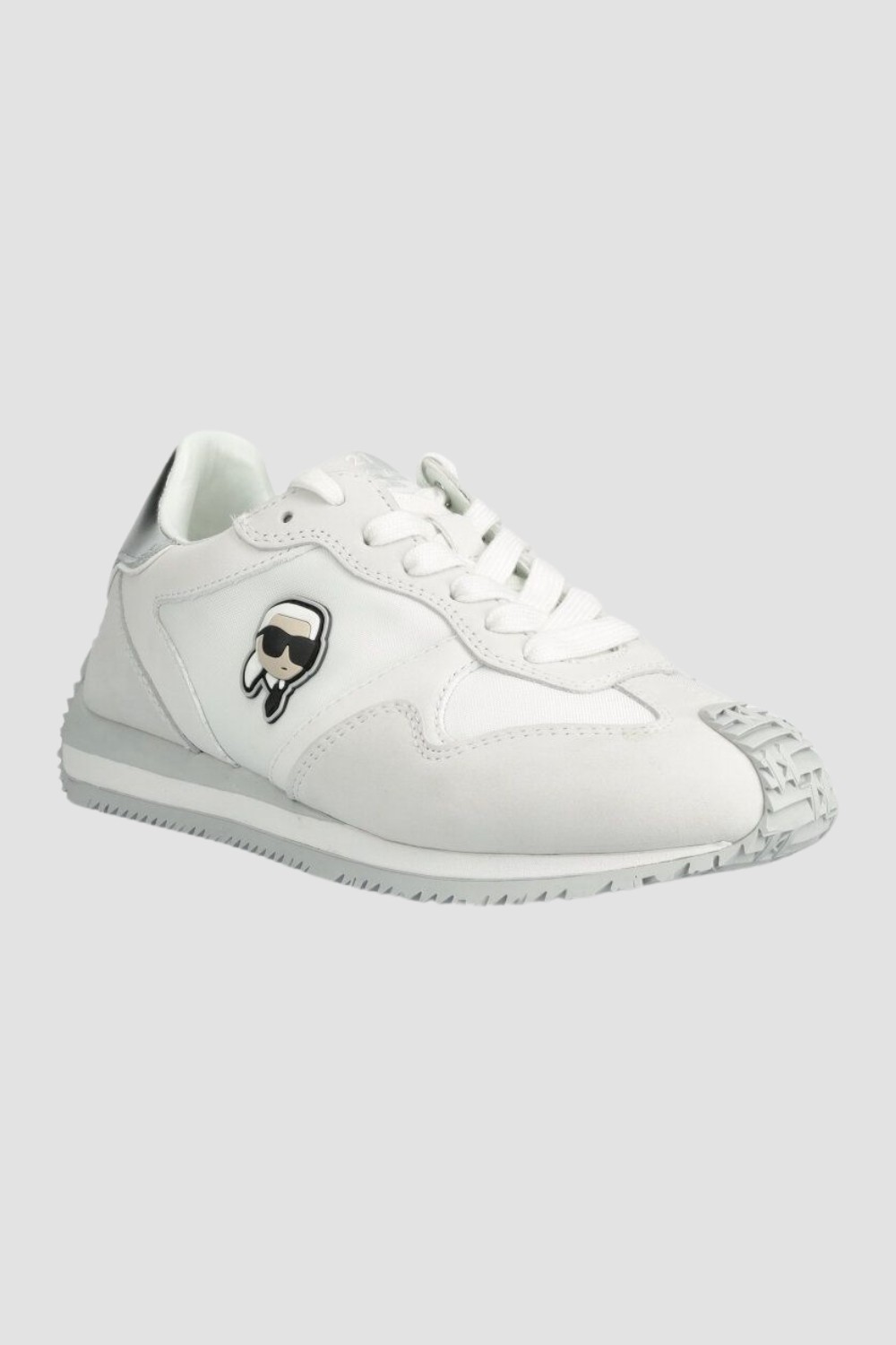 KARL LAGERFELD White Velocette Embro Nft sneakers