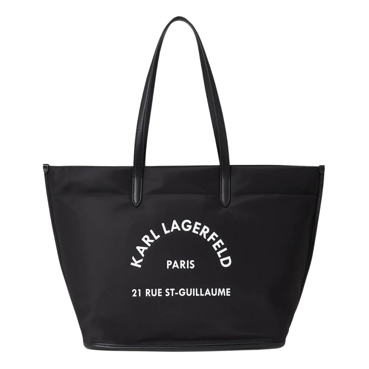 KARL LAGERFELD Black RSG Nylon MD Tote Shopper Bag