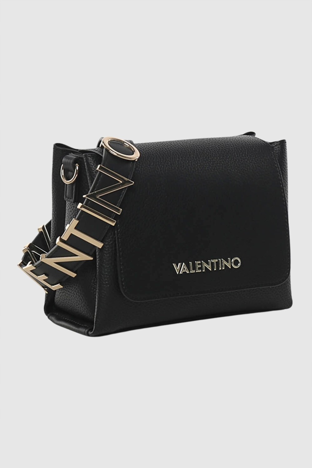 VALENTINO Torebka czarna Alexia Satchel