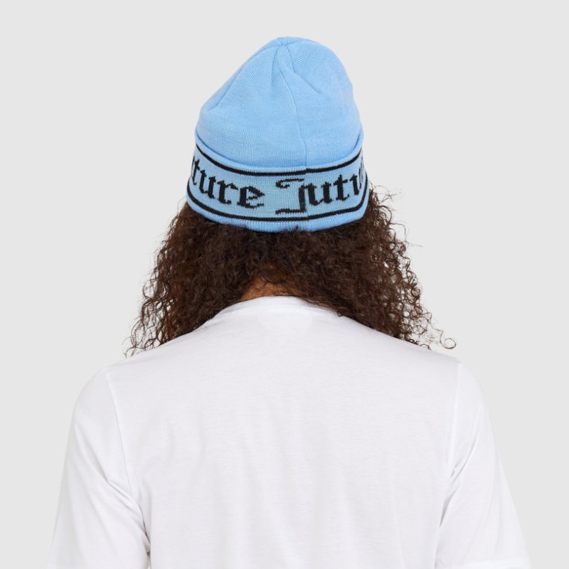 JUICY COUTURE Błękitna czapka z logo