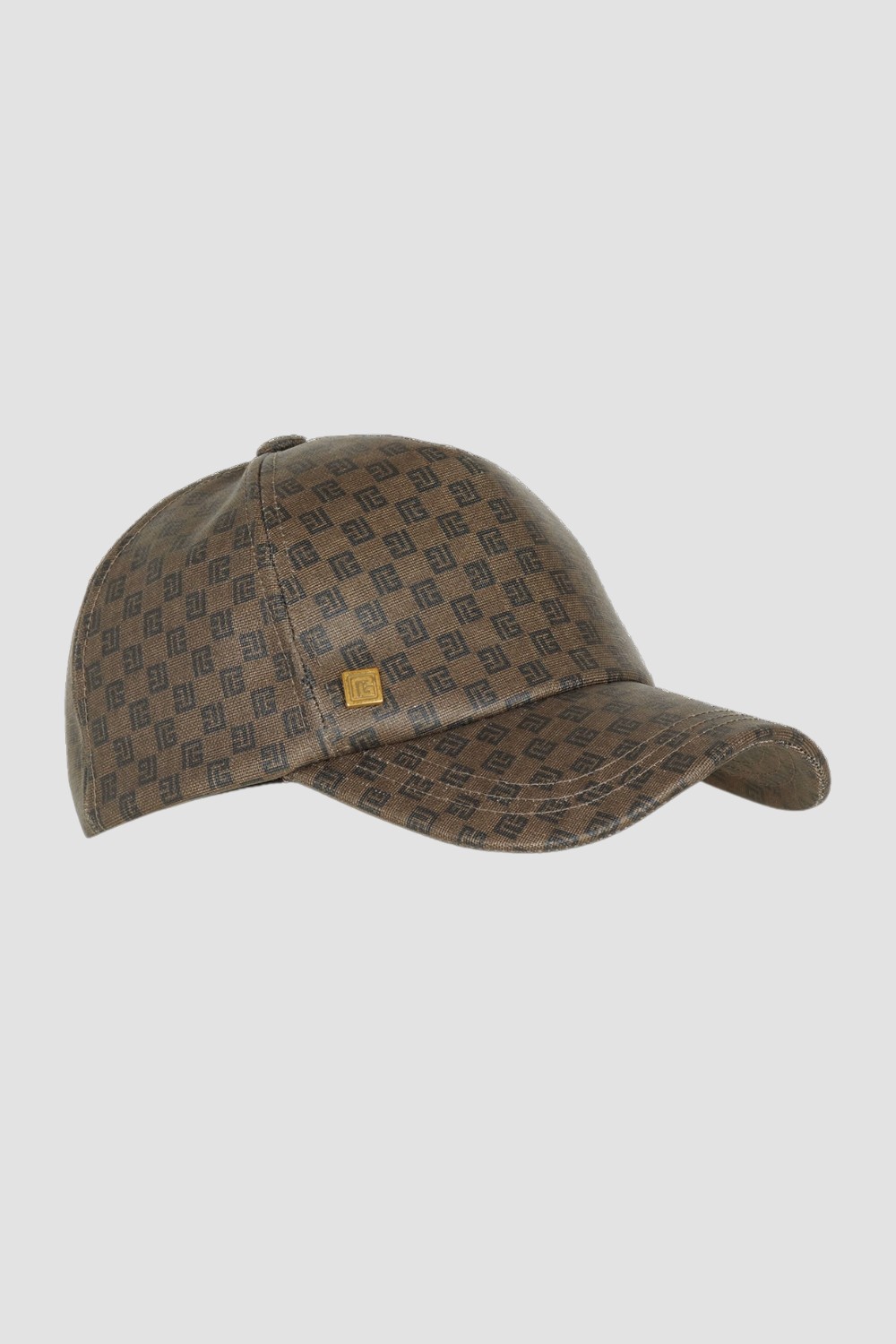 Șapcă de baseball BALMAIN Brown Mini Mng Coated Canvas
