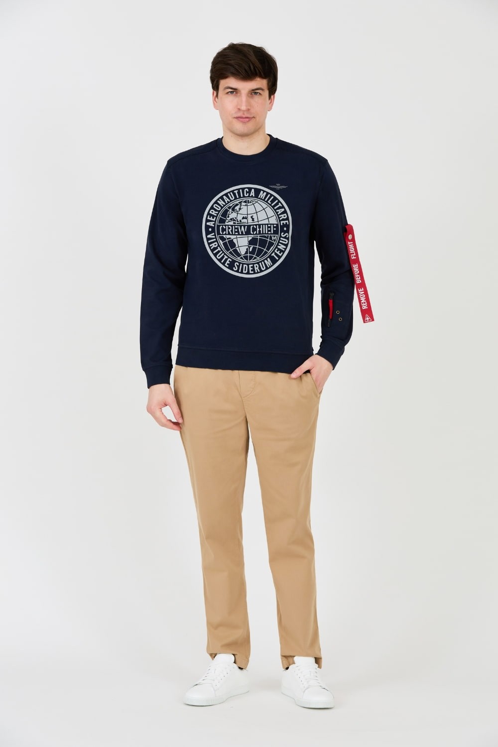 AERONAUTICA MILITARE Hanorac albastru marin pentru bărbați