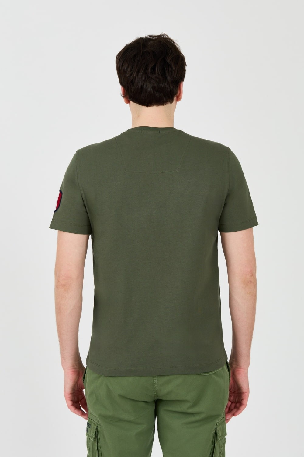 AERONAUTICA MILITARE Green Frecce Tricolori Short Sleeve T-Shirt