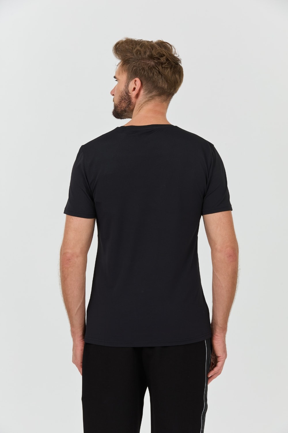 GUESS Black New Tech Str T Shirt