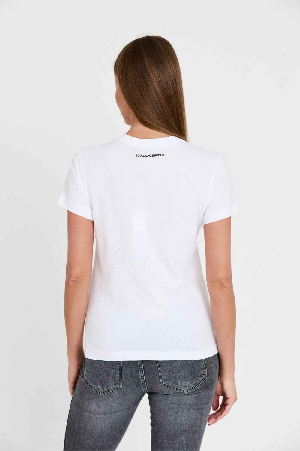 KARL LAGERFELD White Iconic 2.0 t-shirt