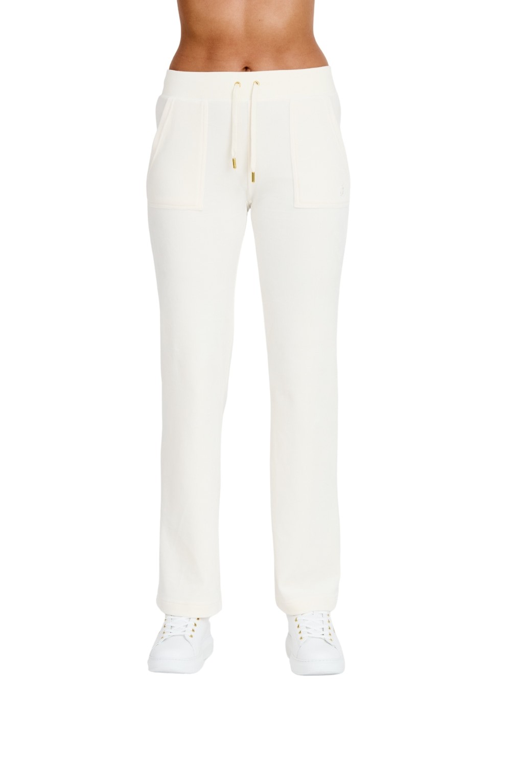 JUICY COUTURE Ecru Gold Del Ray Pocketed Pant