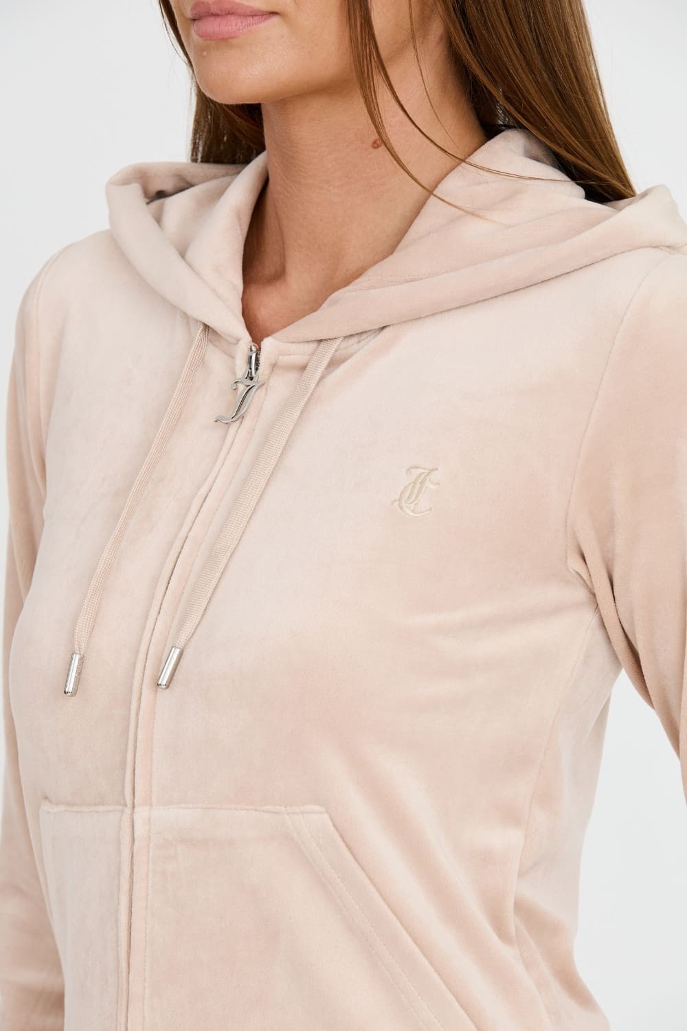 JUICY COUTURE Beżowa bluza Robertson Hoodie