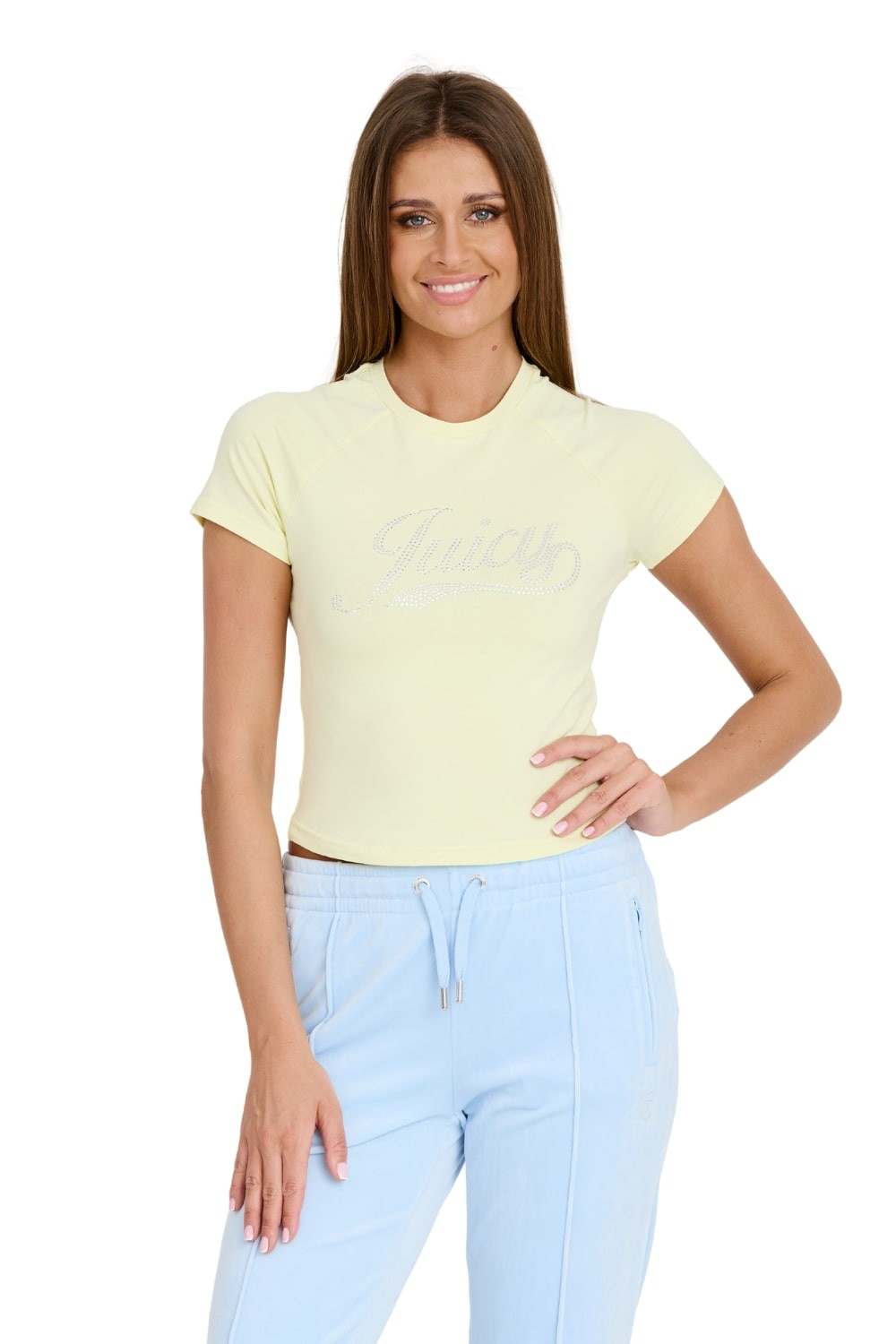 JUICY COUTURE Lemon Retroshrunken Tee