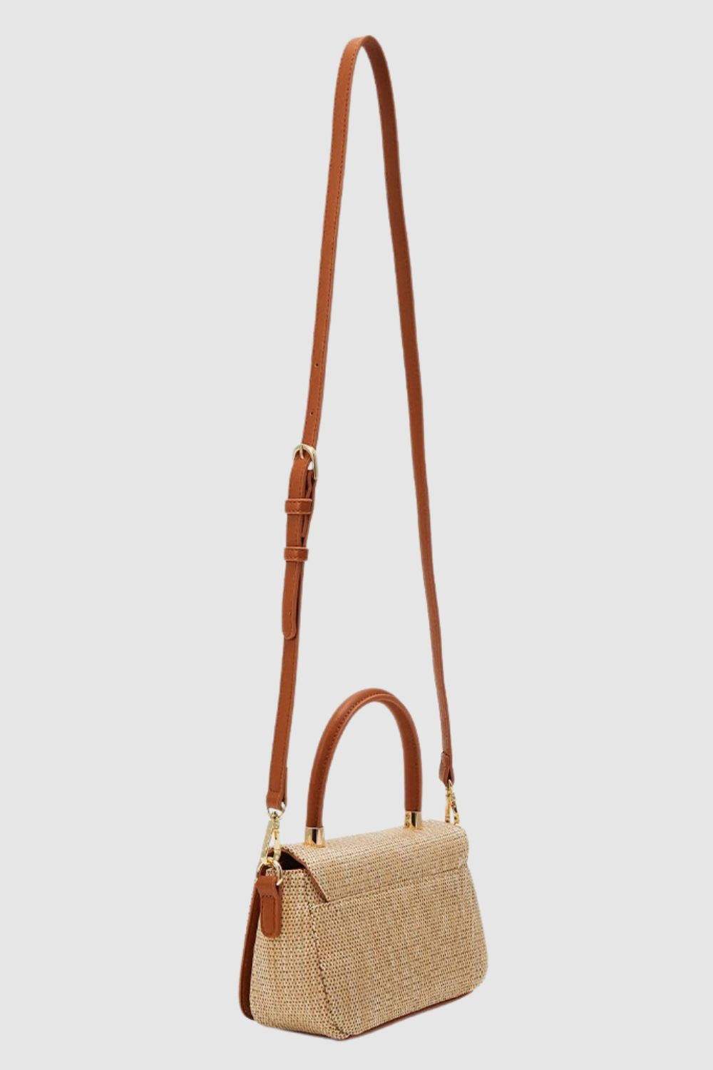 VALENTINO Brązowa torebka Copacaban Satchel