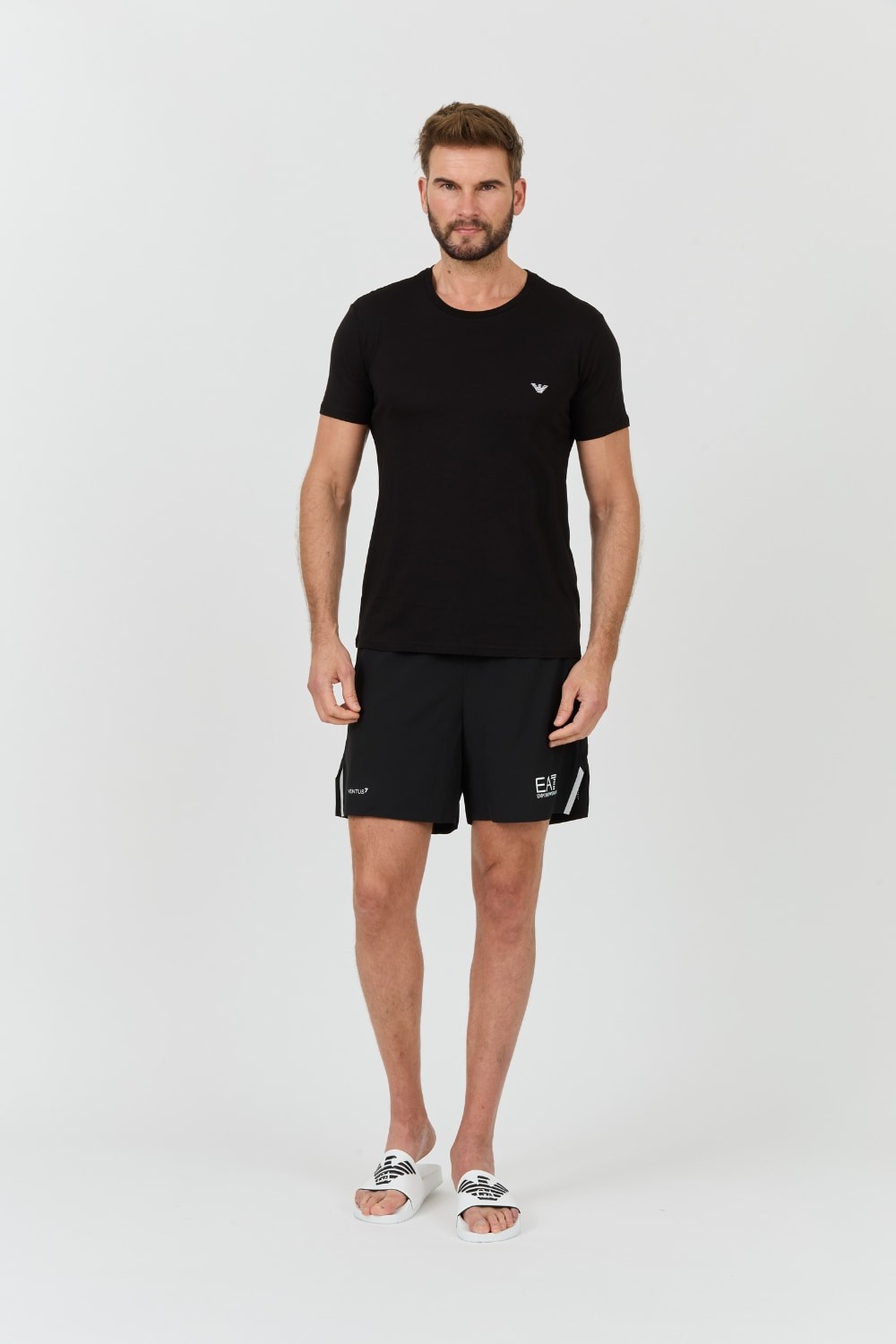 EMPORIO ARMANI Black t-shirt basique