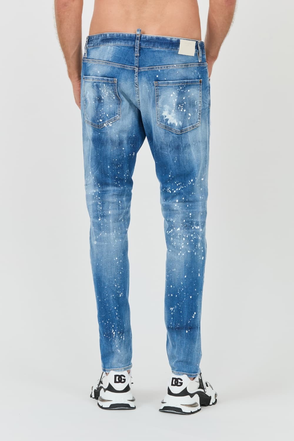 DSQUARED2 Błękitne męskie jeansy Cool Guy Jean