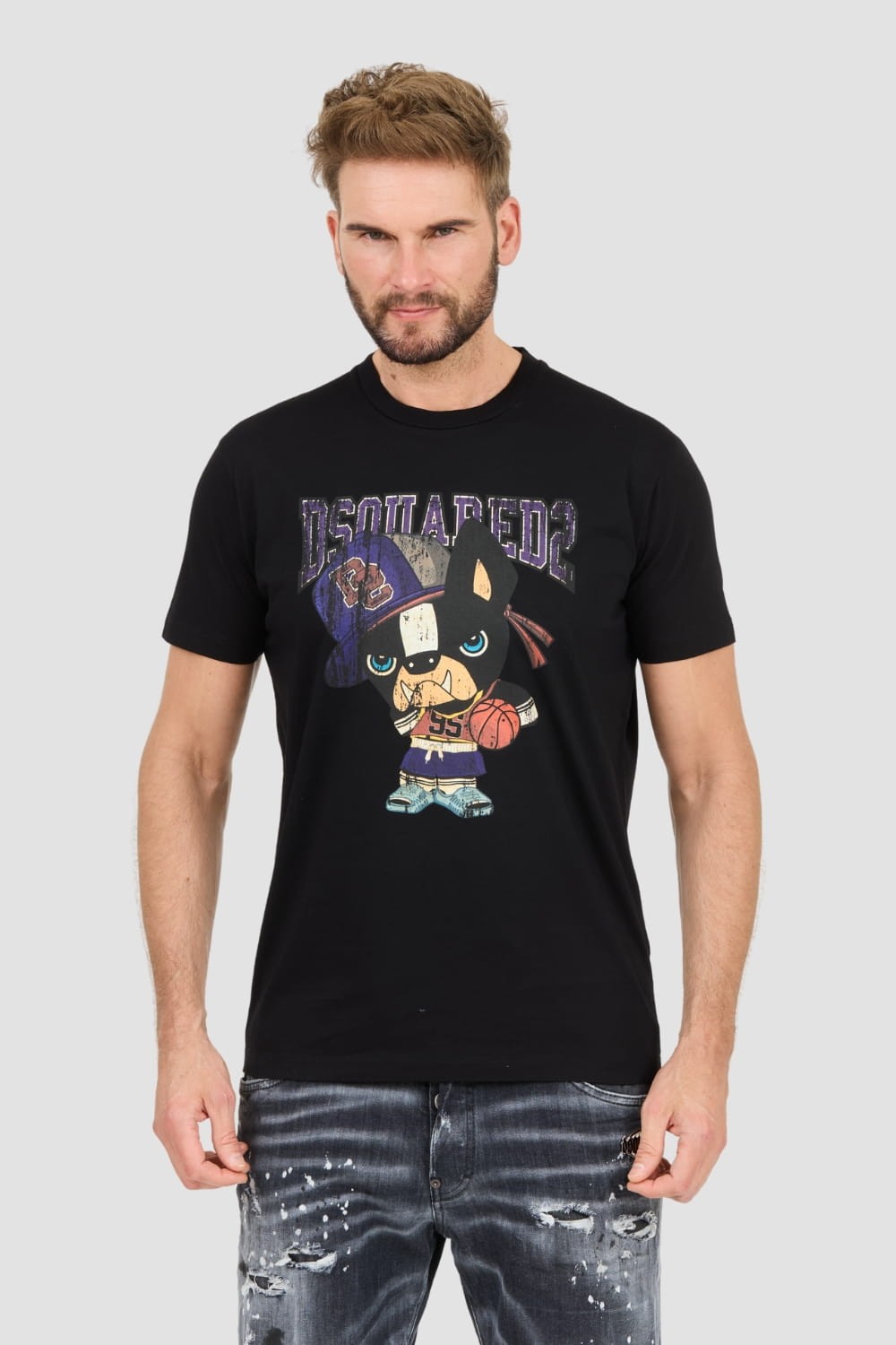 DSQUARED2 Czarny męski t-shirt Cool Fit Tee
