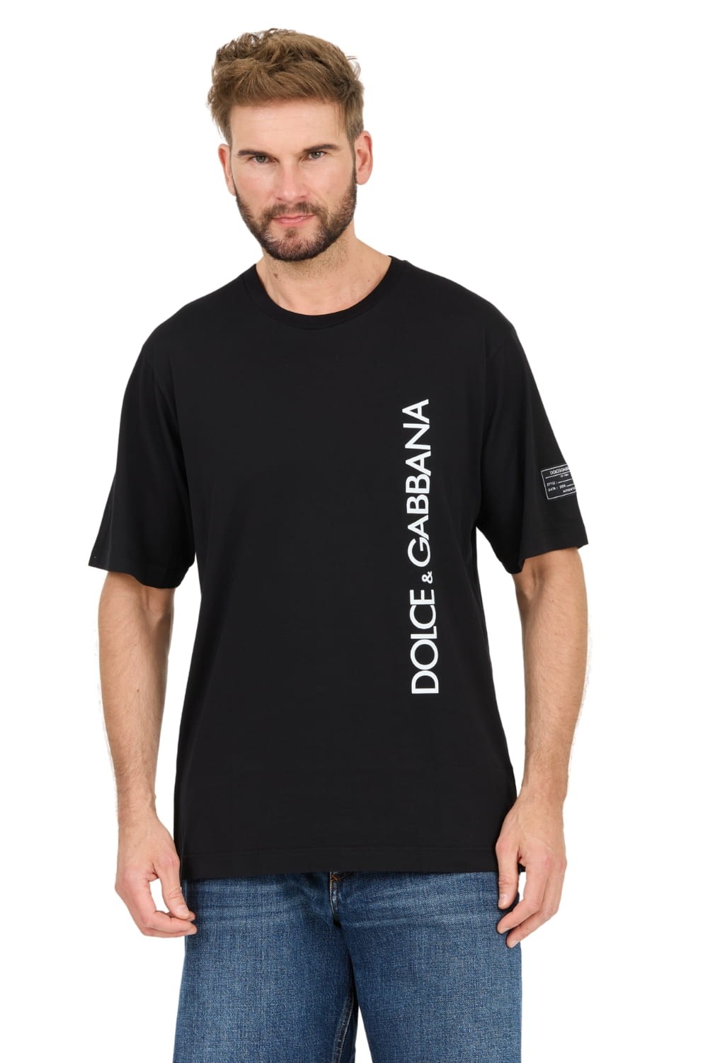 DOLCE & GABBANA Czarny t-shirt