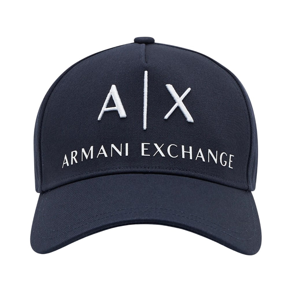 ARMANI EXCHANGE Granatowa czapka z daszkiem