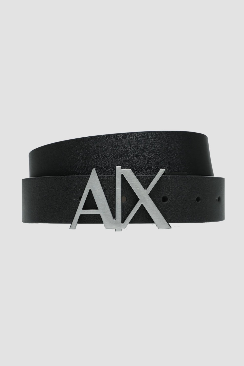 ARMANI EXCHANGE Czarny dwustronny pasek