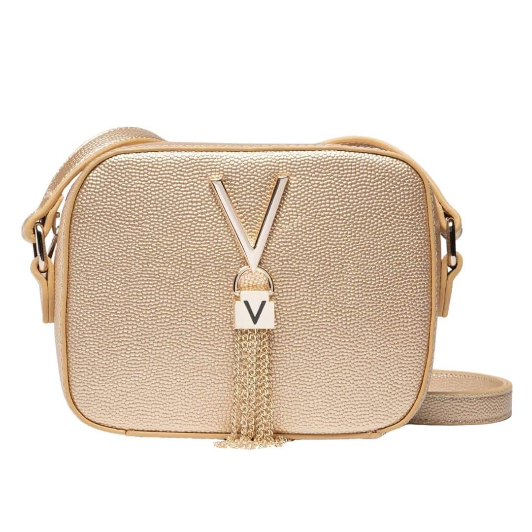 VALENTINO Złota torebka Divina Camera Bag
