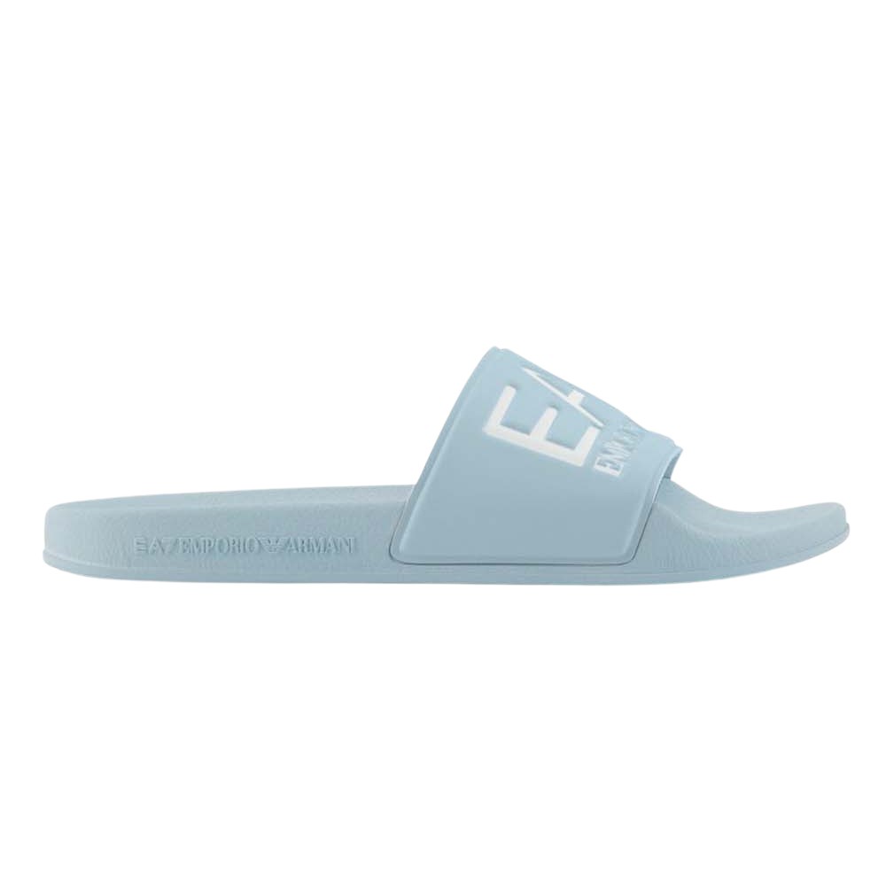 EA7 EMPORIO ARMANI Błękitne klapki Flip flops