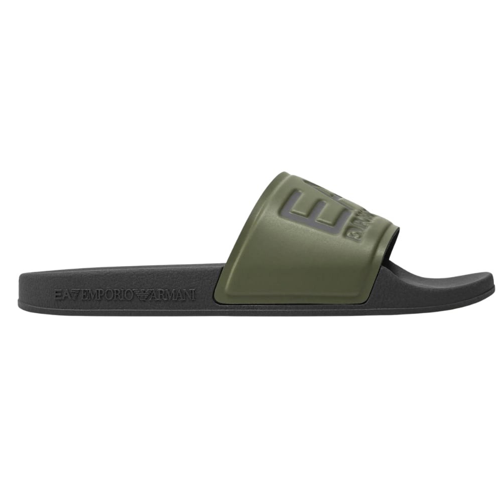 EA7 Green Flip Flops