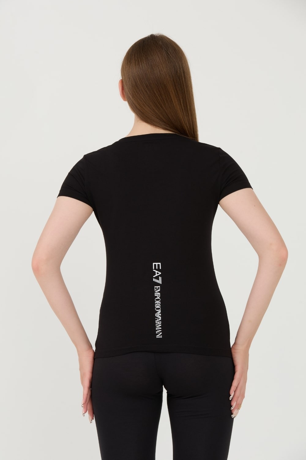 EA7 Tricou negru pentru femei