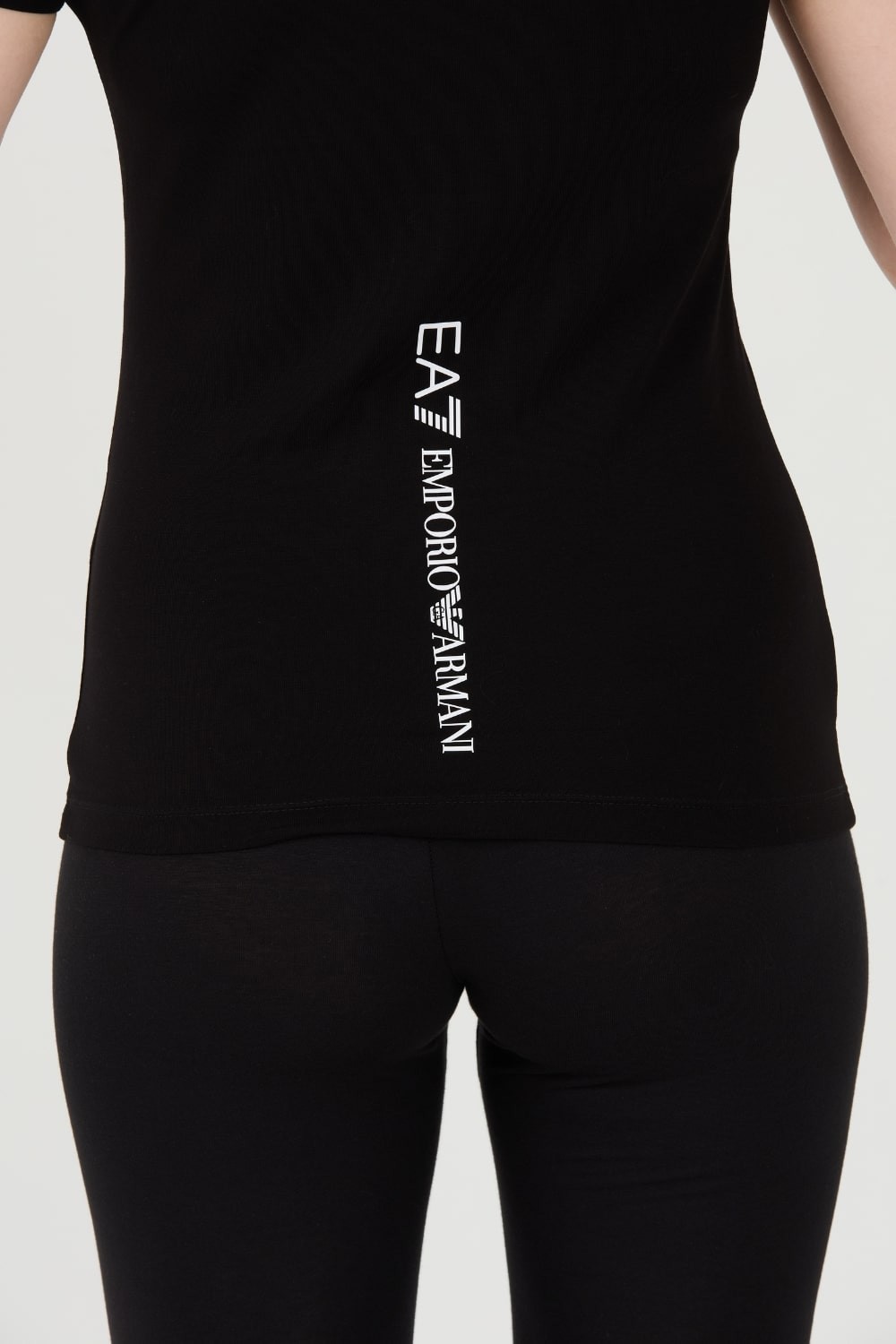 EA7 Tricou negru pentru femei