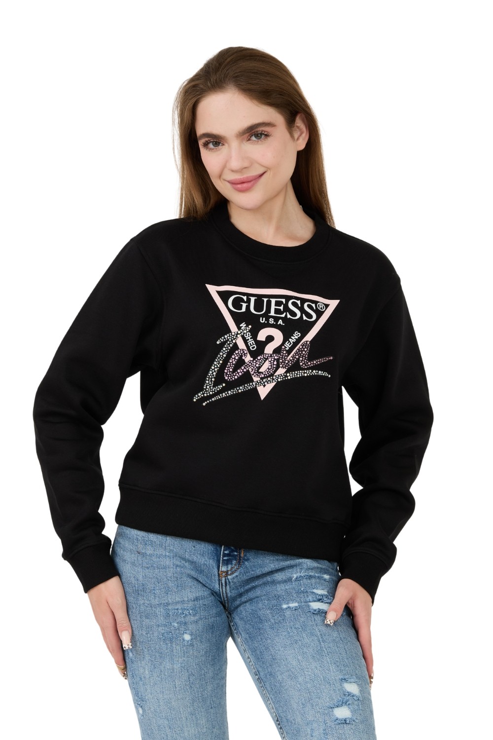 GUESS Czarna bluza Icon