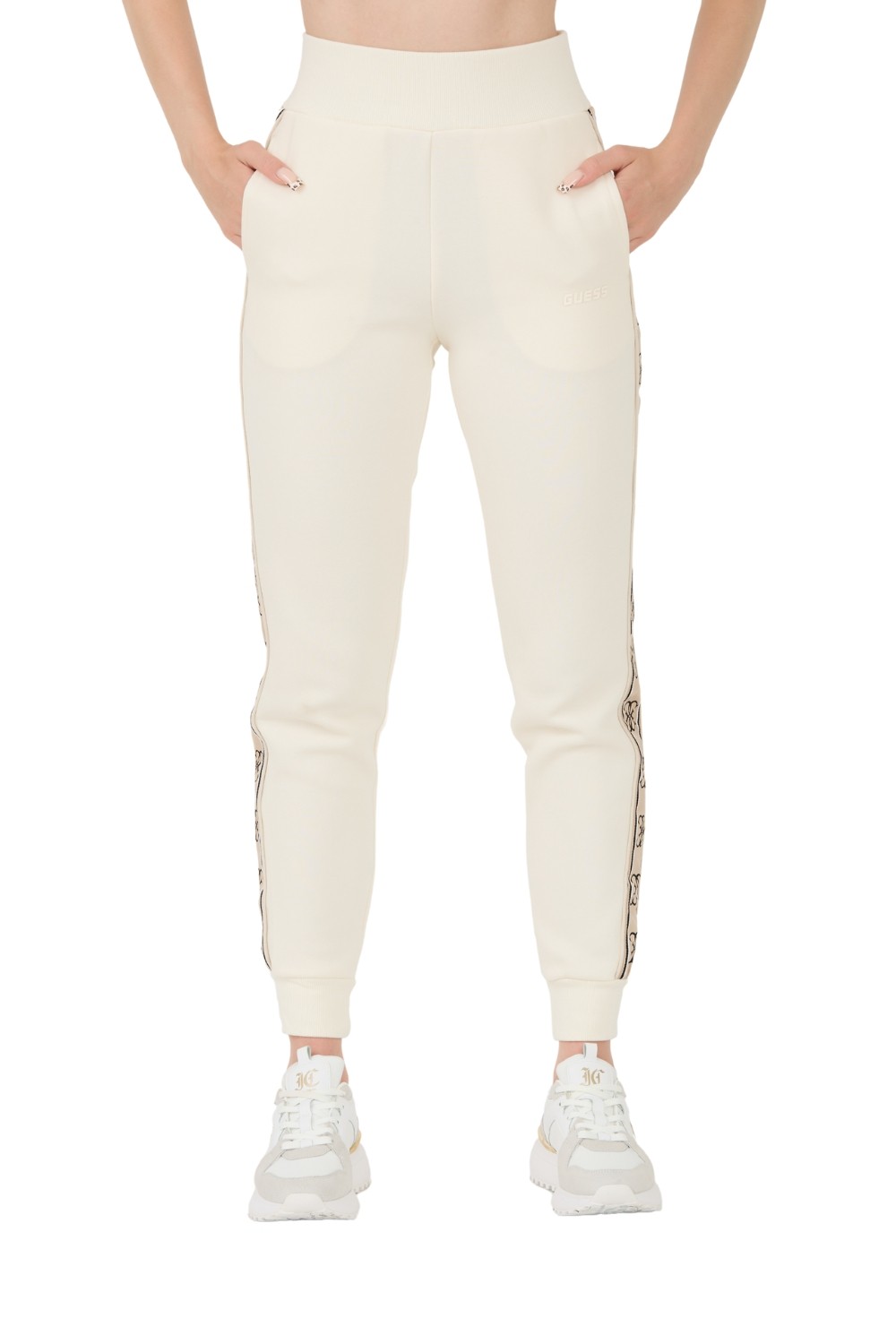 GUESS Beige Britney Jogger sweatpants