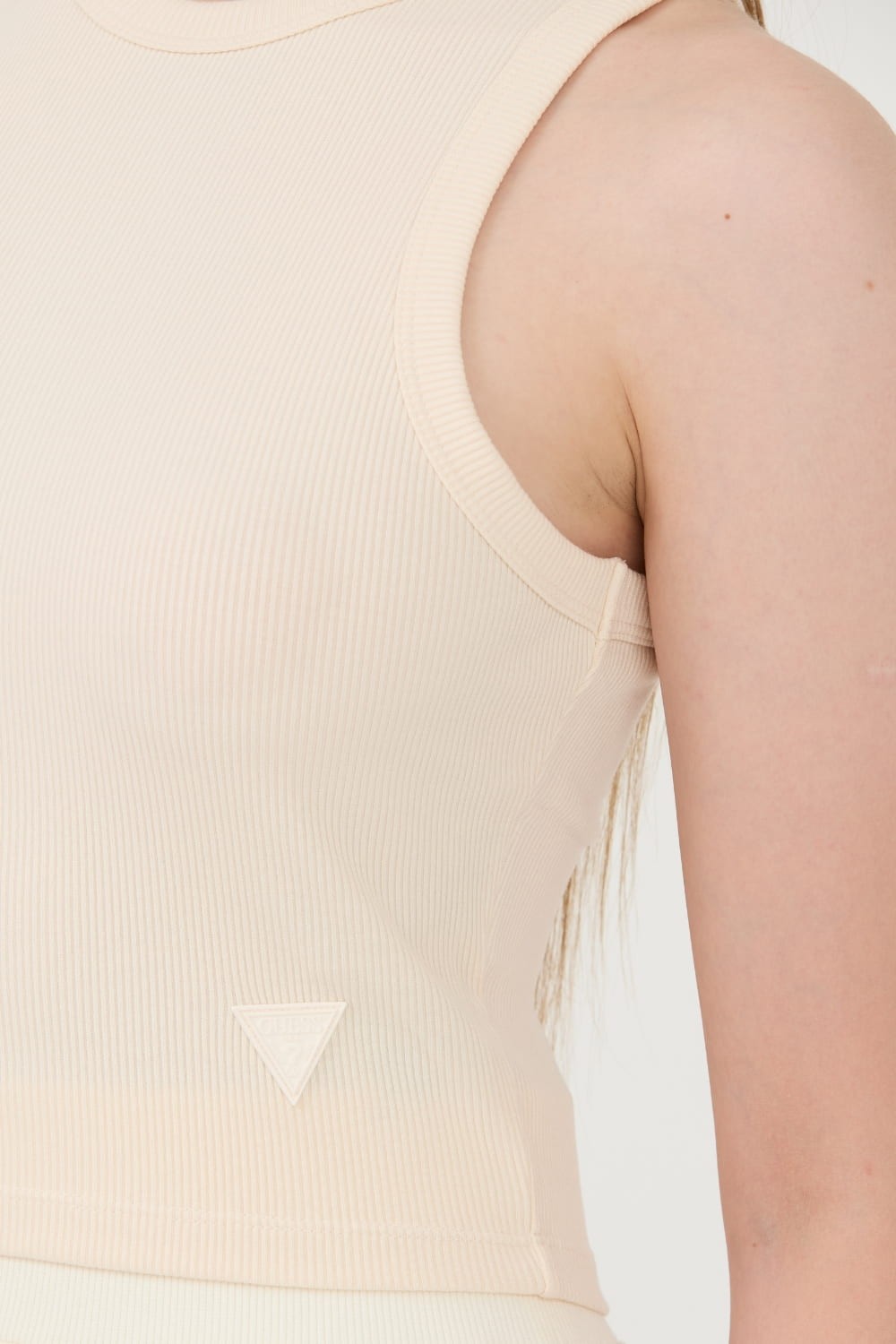 GUESS Beżowy damski top Edie Tank