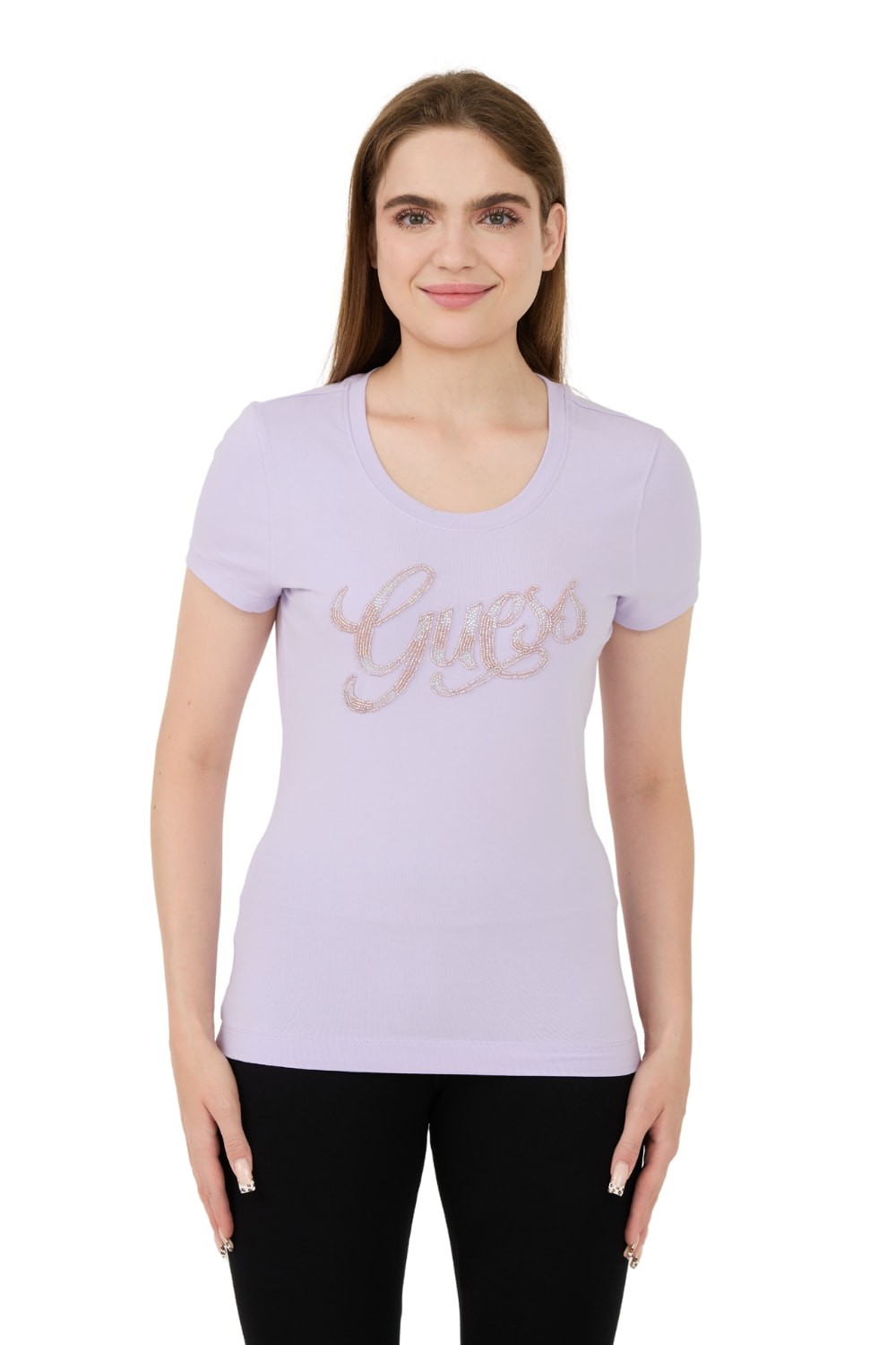 GUESS Lavender Script t-shirt