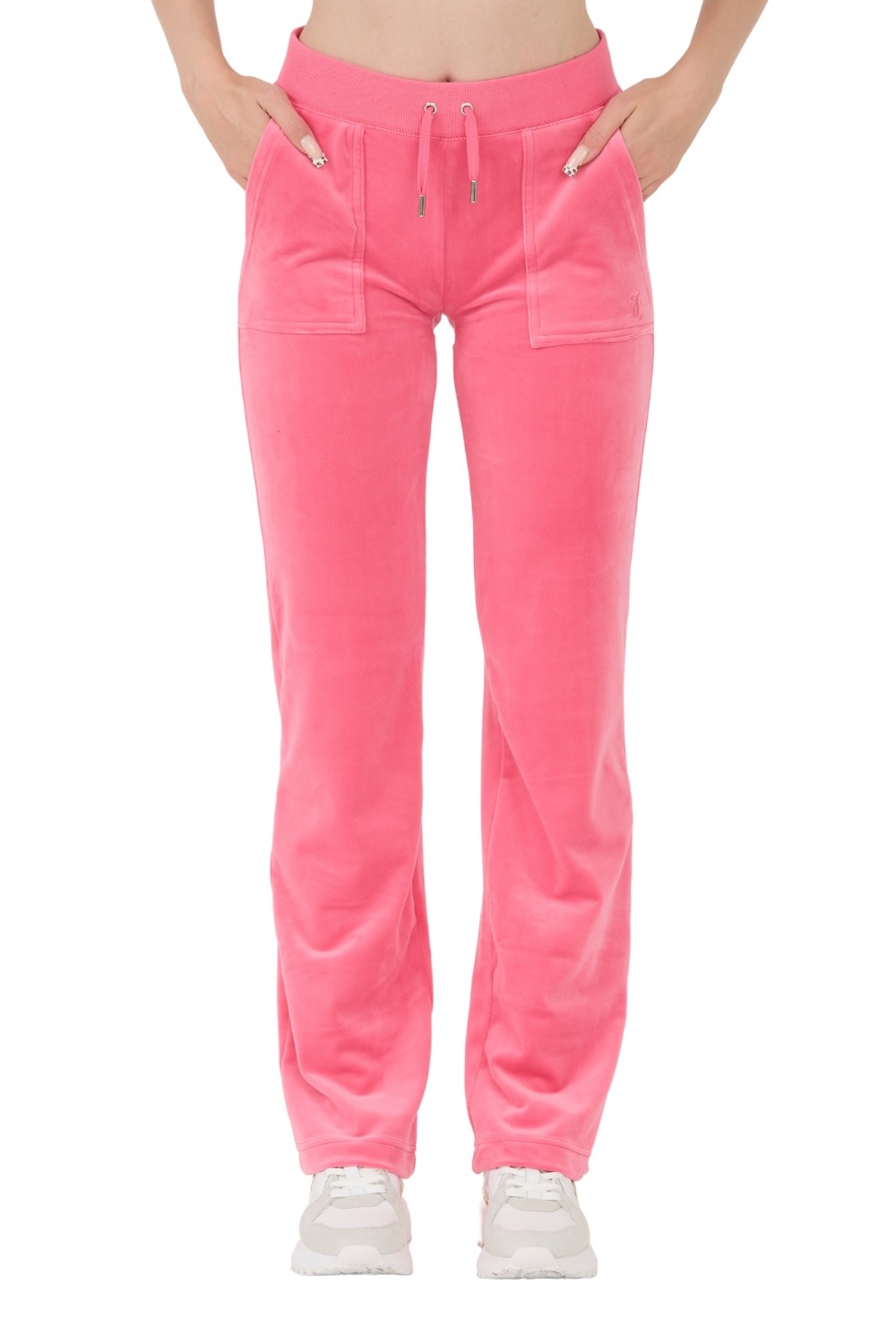 JUICY COUTURE Pink Del Ray Pocketed Sweatpants