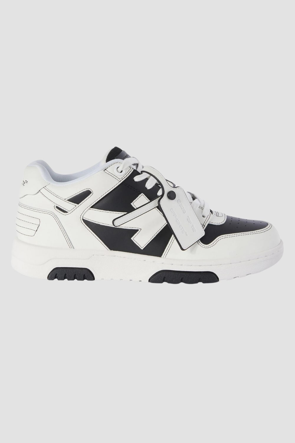 OFF-WHITE Biało-czarne sneakersy Out Of Office Sneaker