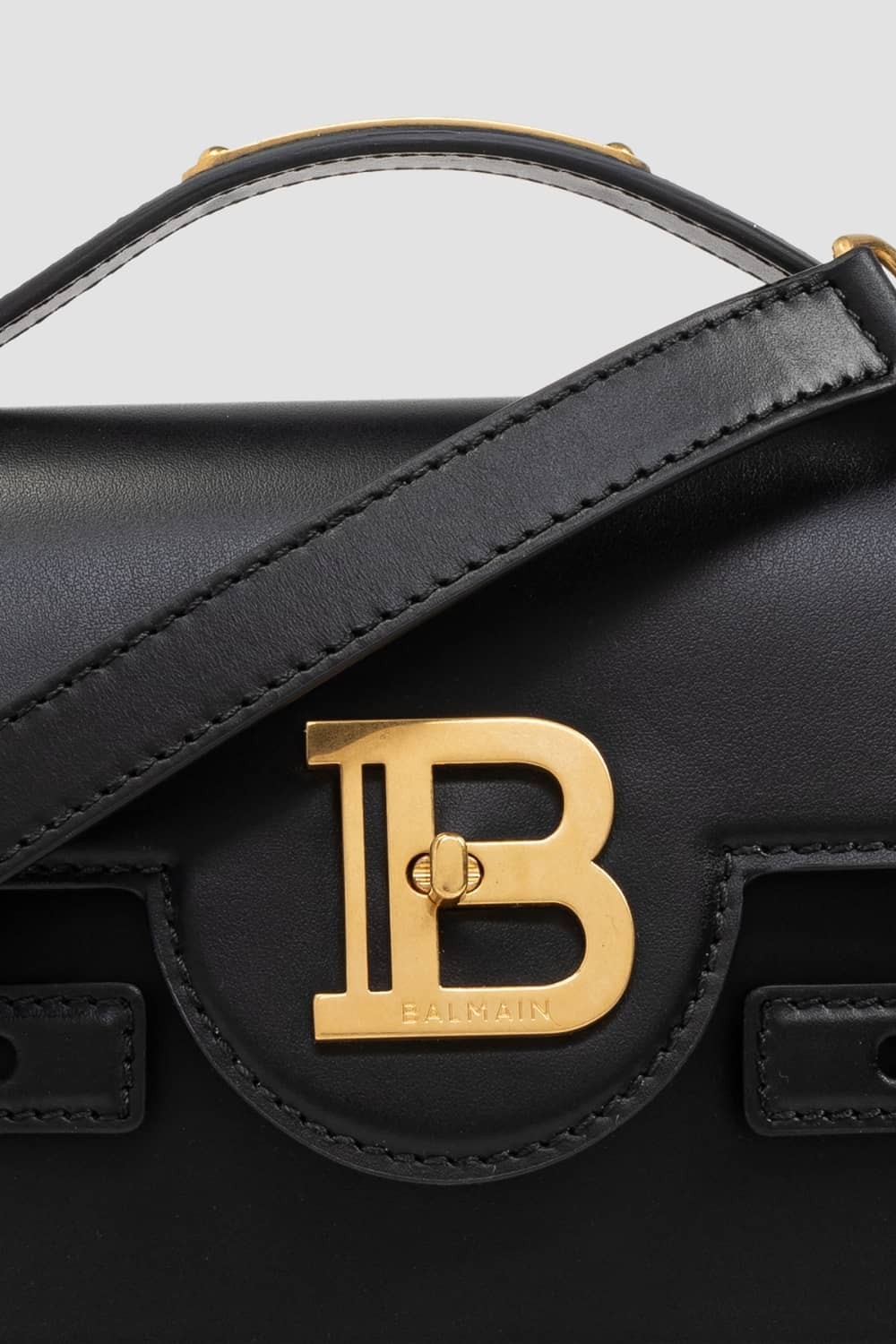 BALMAIN Black Classic Handle Bag S