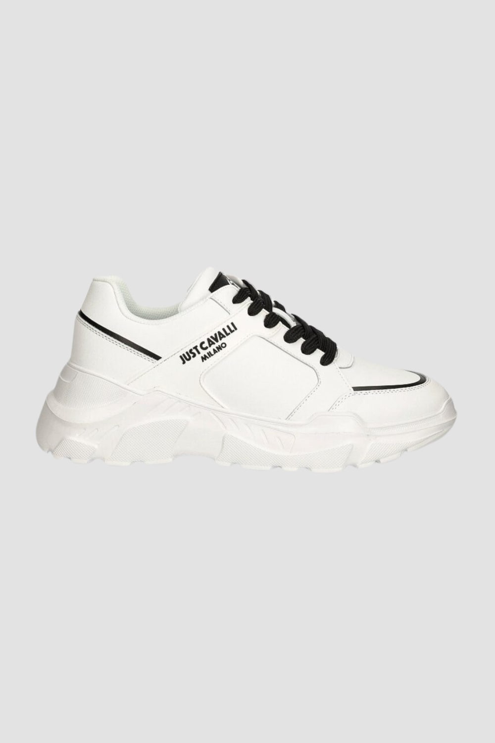 JUST CAVALLI White Fondo Casper sneakers