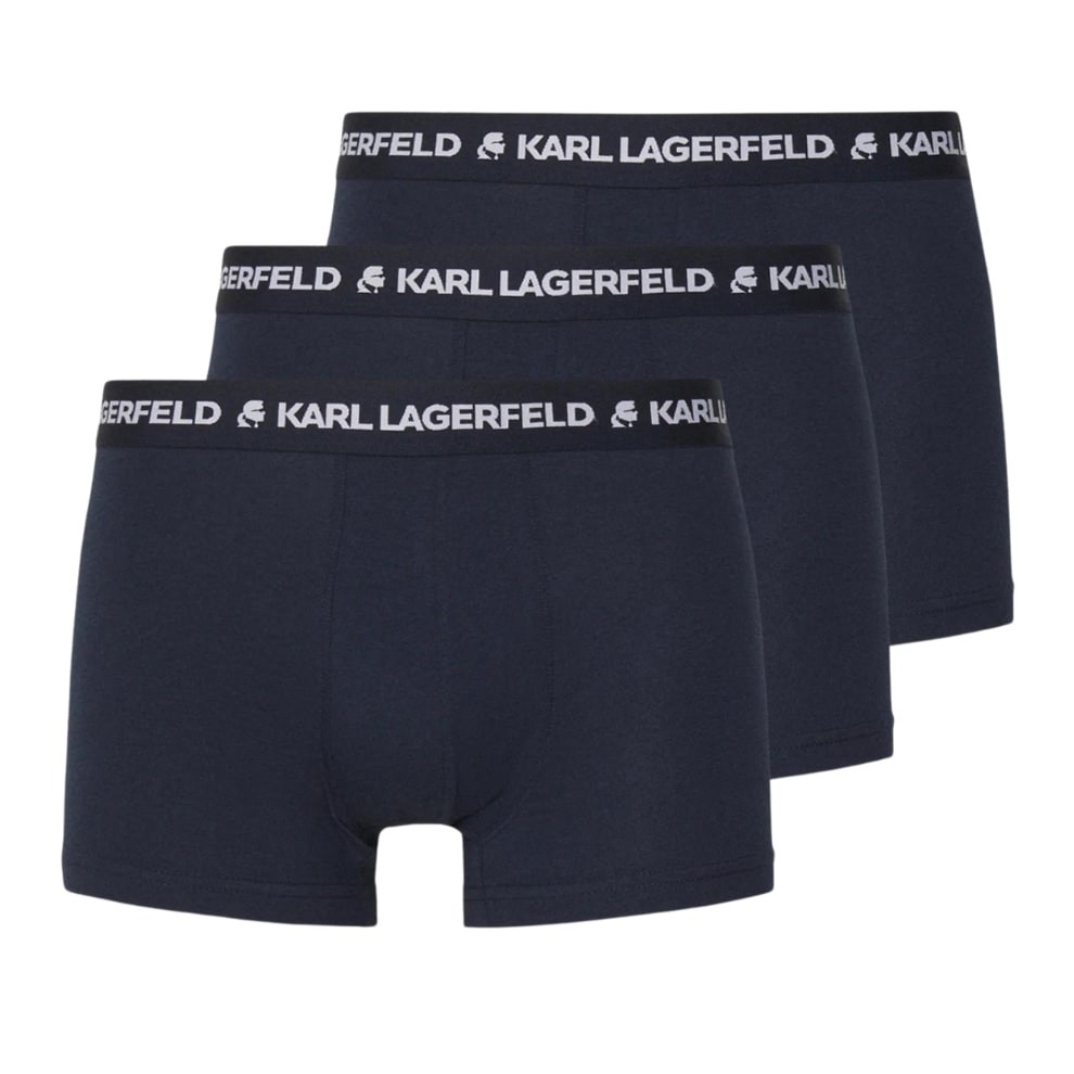 KARL LAGERFELD navy blue boxer shorts set 3PACK