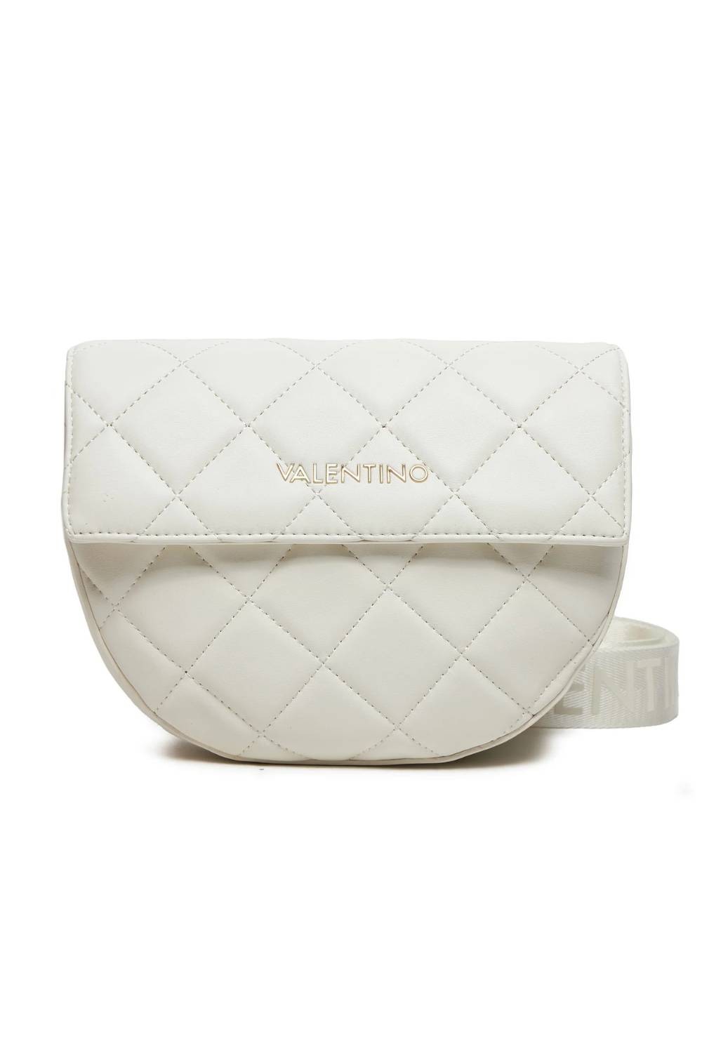 VALENTINO Quilted White Bigs Flap Bag