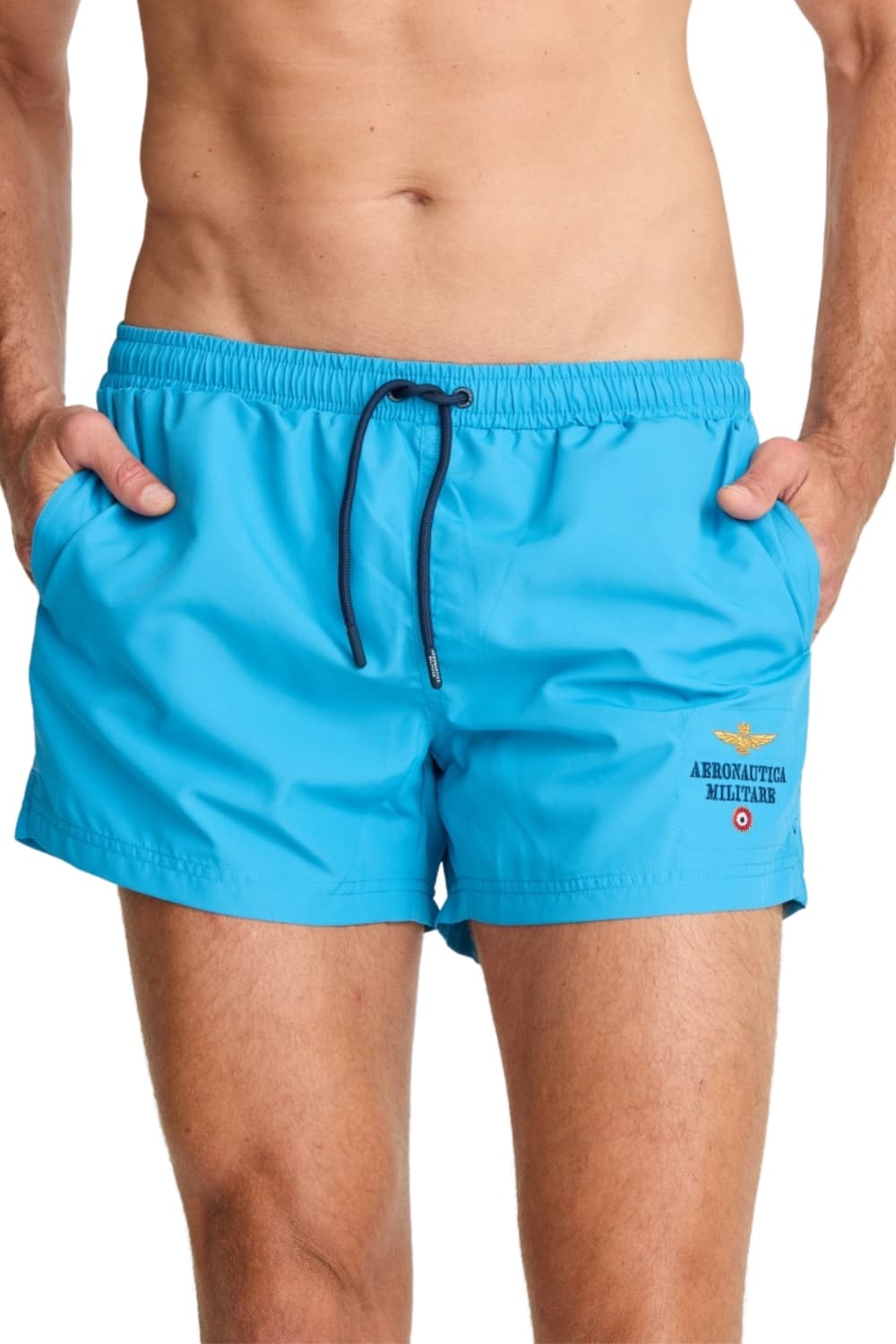 AERONAUTICA MILLITARE Blue swim trunks